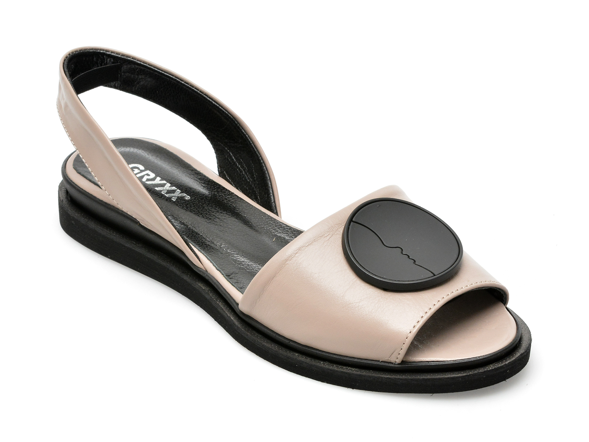 Sandale GRYXX gri, 52021, din piele naturala 1 Sandale GRYXX gri