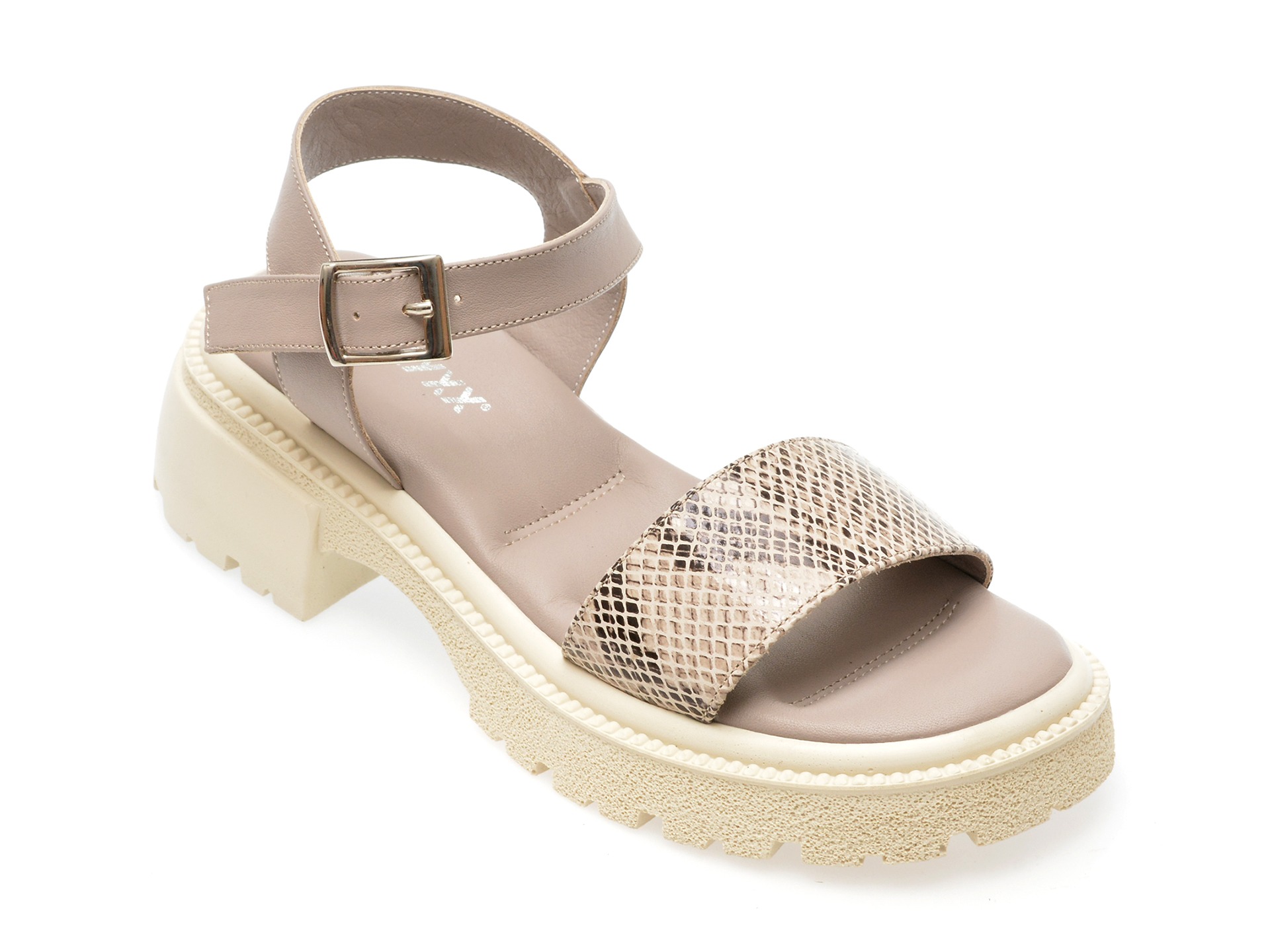 Sandale GRYXX gri, 558173, din piele naturala 1 Sandale GRYXX gri