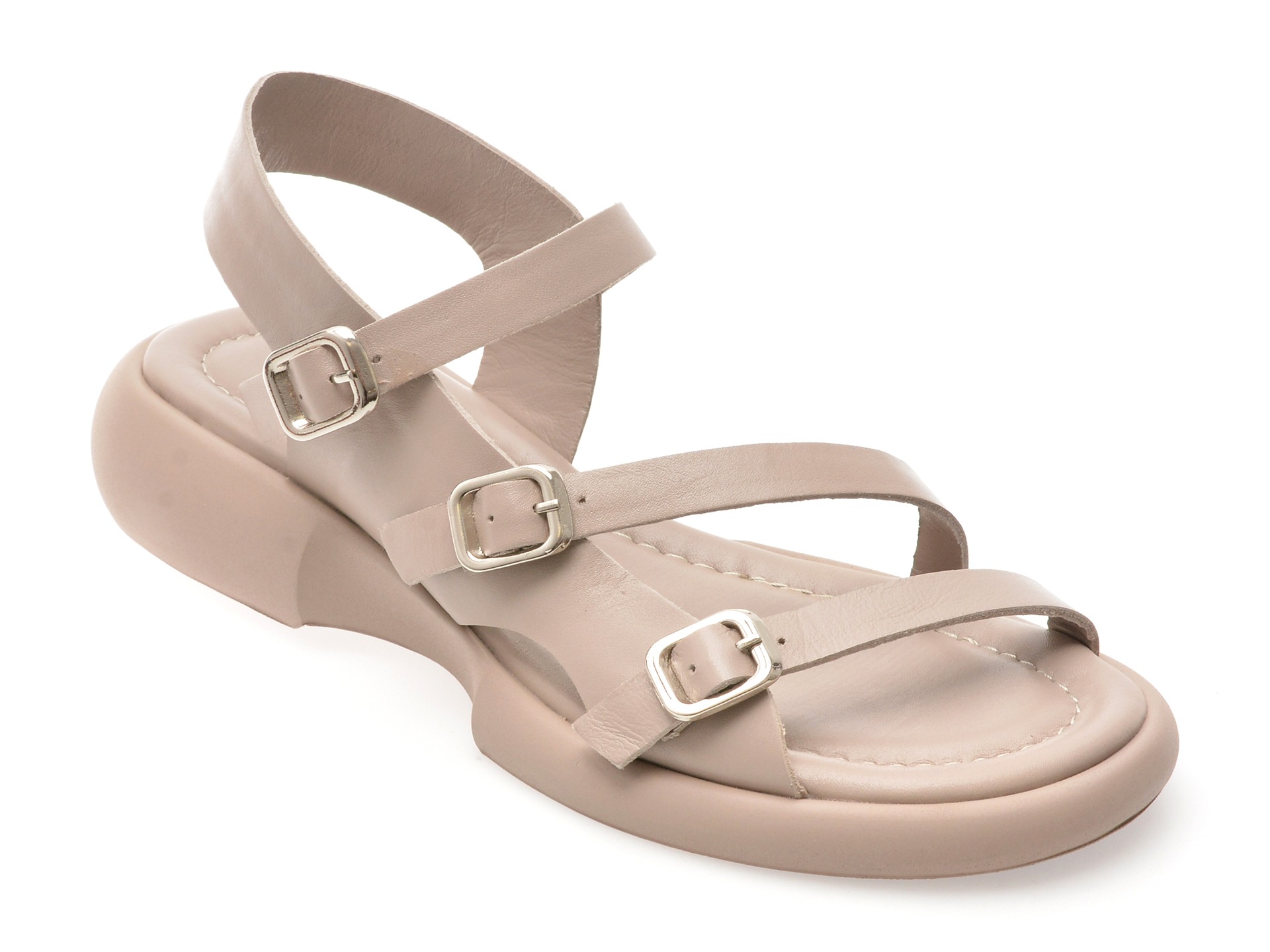 Sandale GRYXX gri, 734110, din piele naturala 1 Sandale GRYXX gri