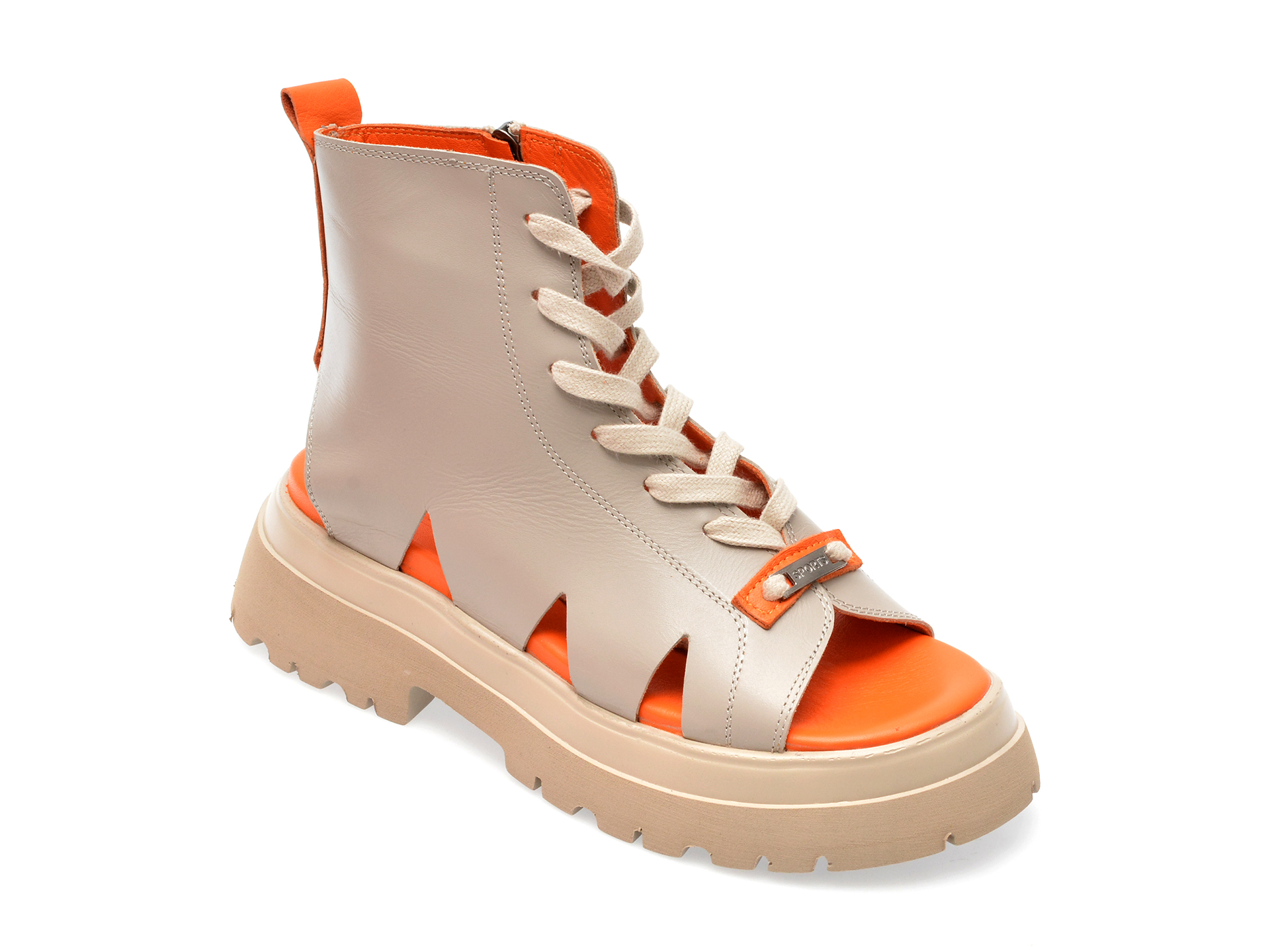 Sandale GRYXX gri, 976999, din piele naturala 1 Sandale GRYXX gri