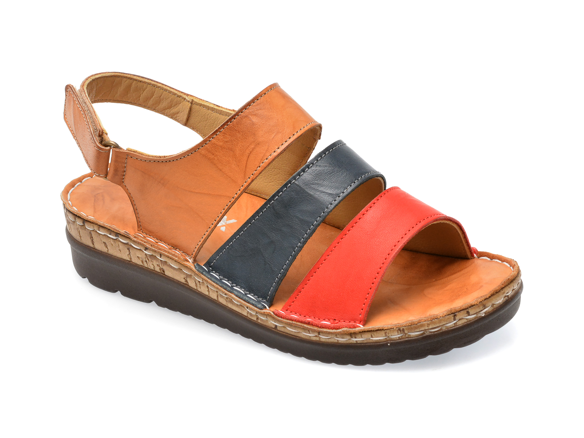 Sandale GRYXX maro, 1092, din piele naturala 1 Sandale GRYXX maro