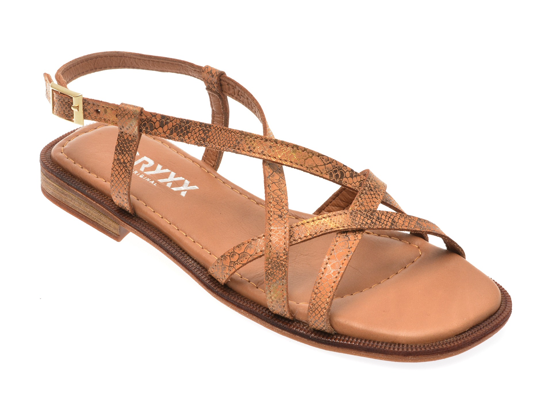 Sandale GRYXX maro, 1141621, din piele naturala 1 Sandale GRYXX maro