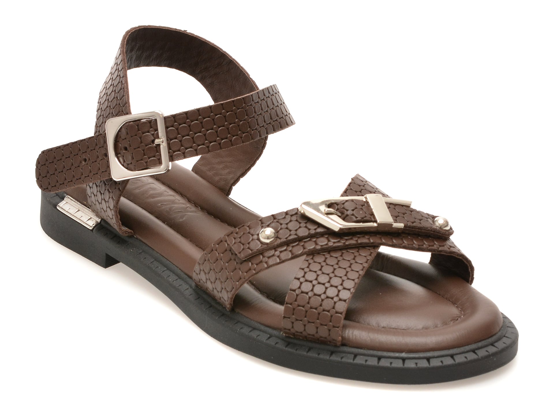 Sandale GRYXX maro, 150576, din piele naturala 1 Sandale GRYXX maro