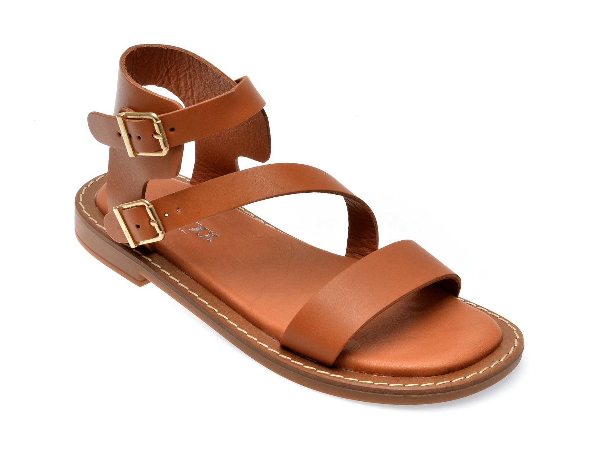 Sandale GRYXX maro, 2302, din piele naturala 1 Sandale GRYXX maro