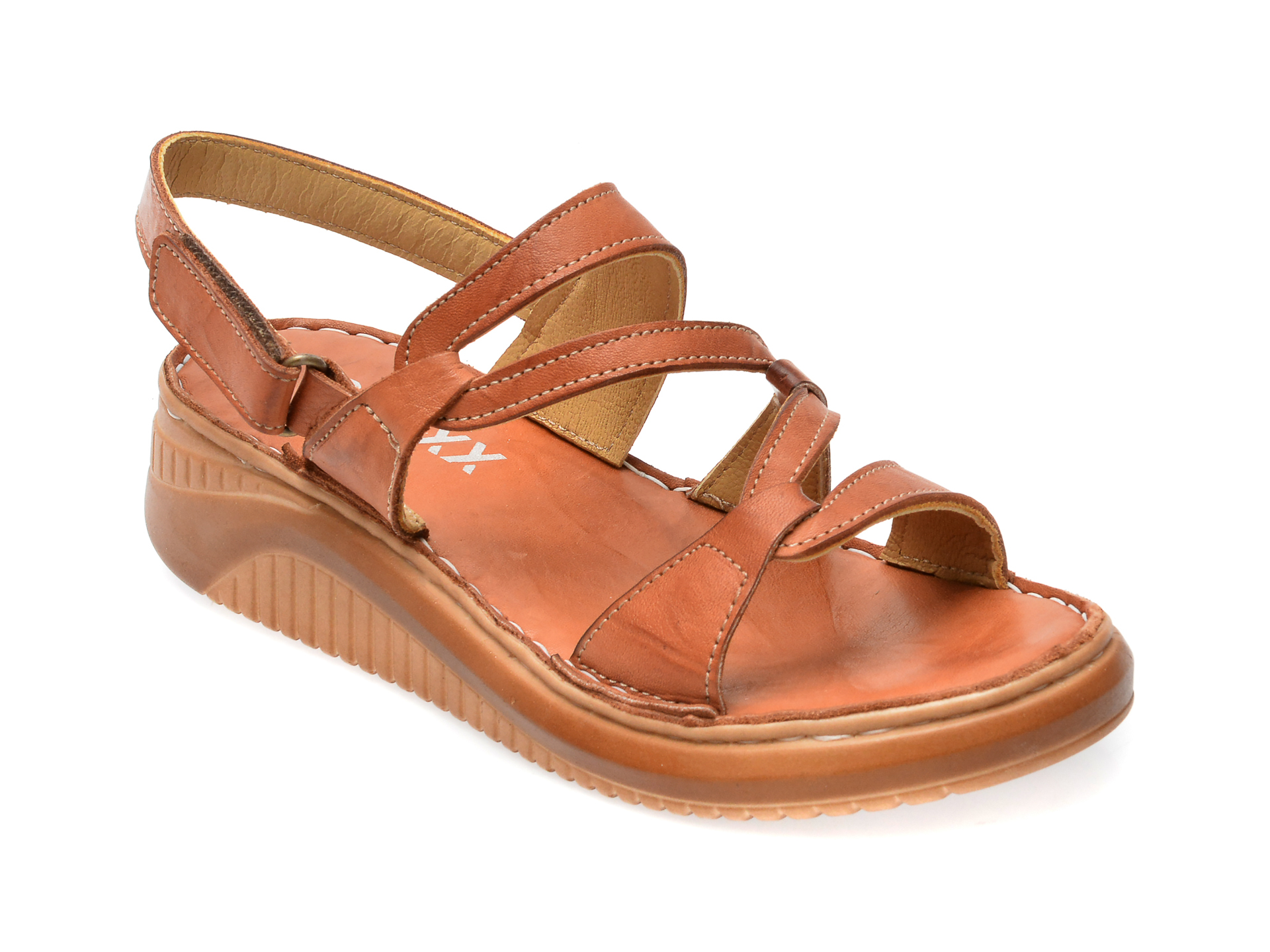 Sandale GRYXX maro, 233, din piele naturala 1 Sandale GRYXX maro