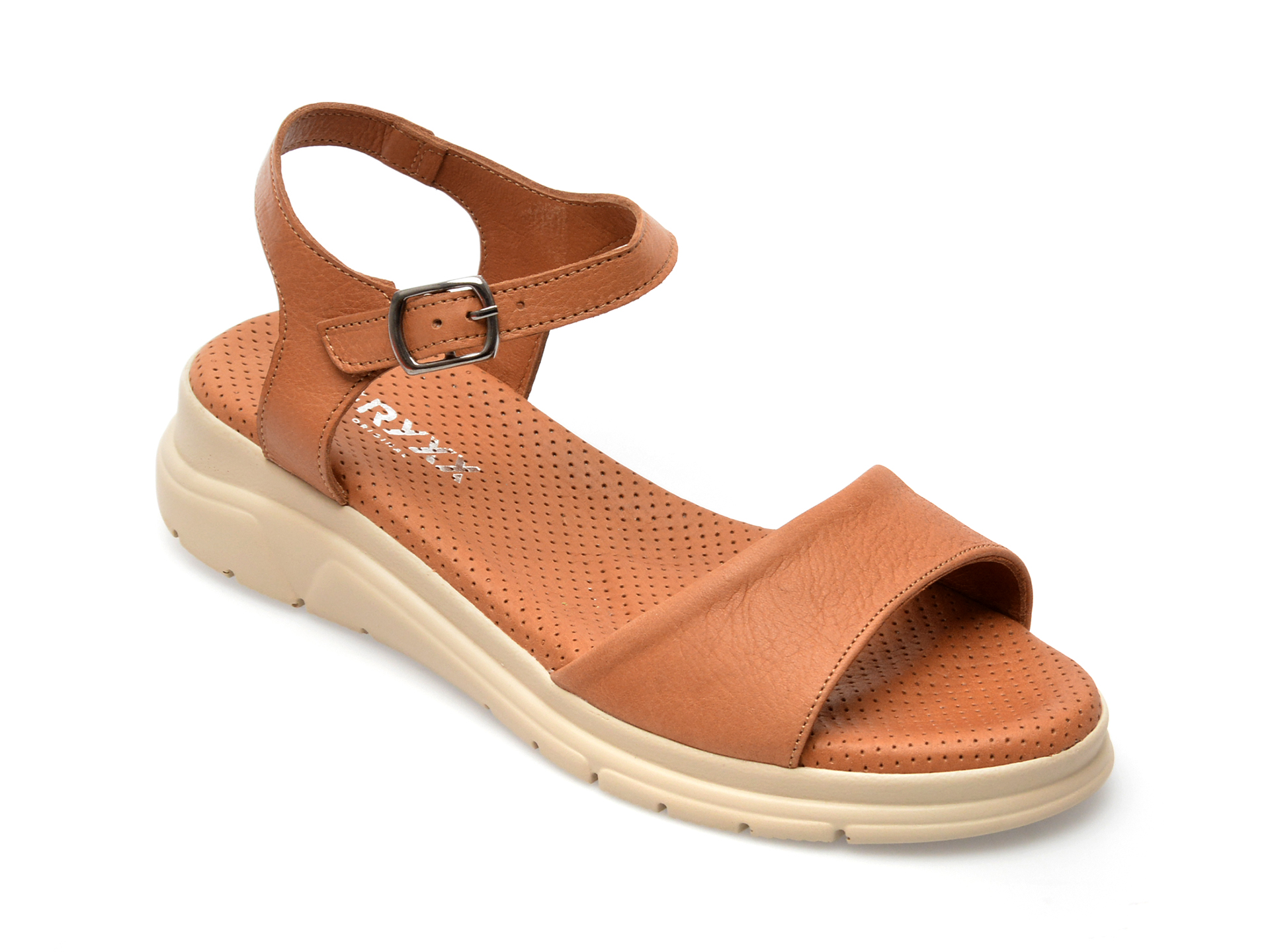 Sandale GRYXX maro, 58, din piele naturala 1 Sandale GRYXX maro