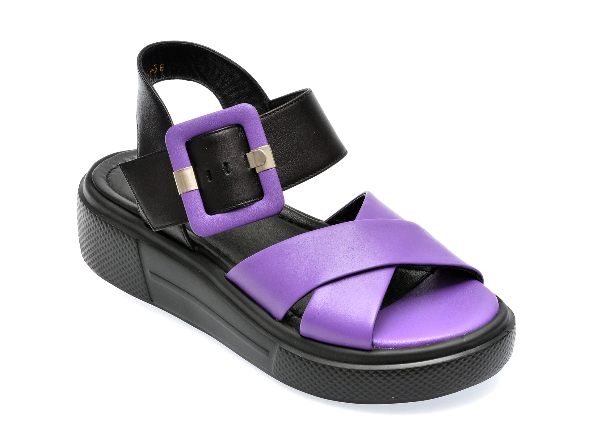 Sandale GRYXX mov, 49606, din piele naturala 1 Sandale GRYXX mov