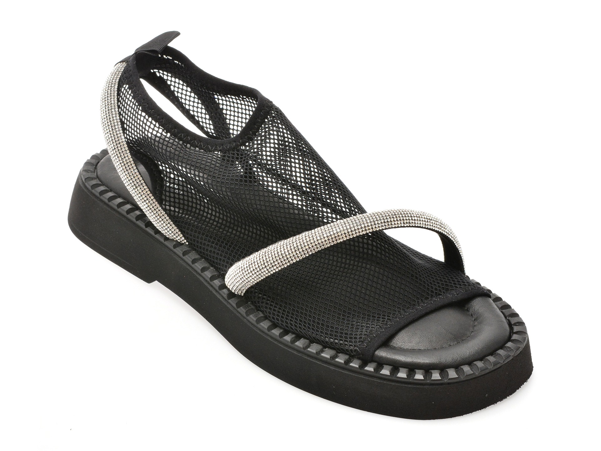 Sandale GRYXX negre, 1, din material textil 1 Sandale GRYXX negre