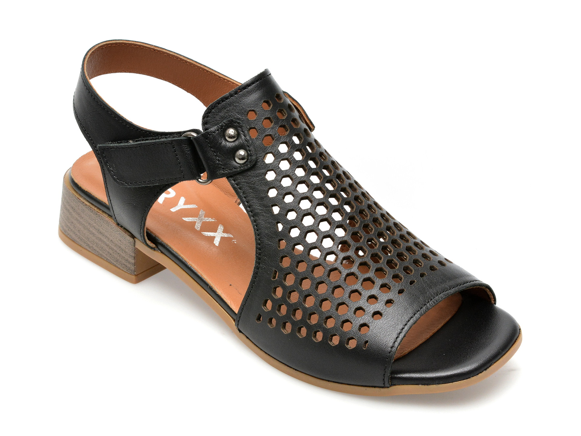 Sandale GRYXX negre, 10762, din piele naturala 1 Sandale GRYXX negre