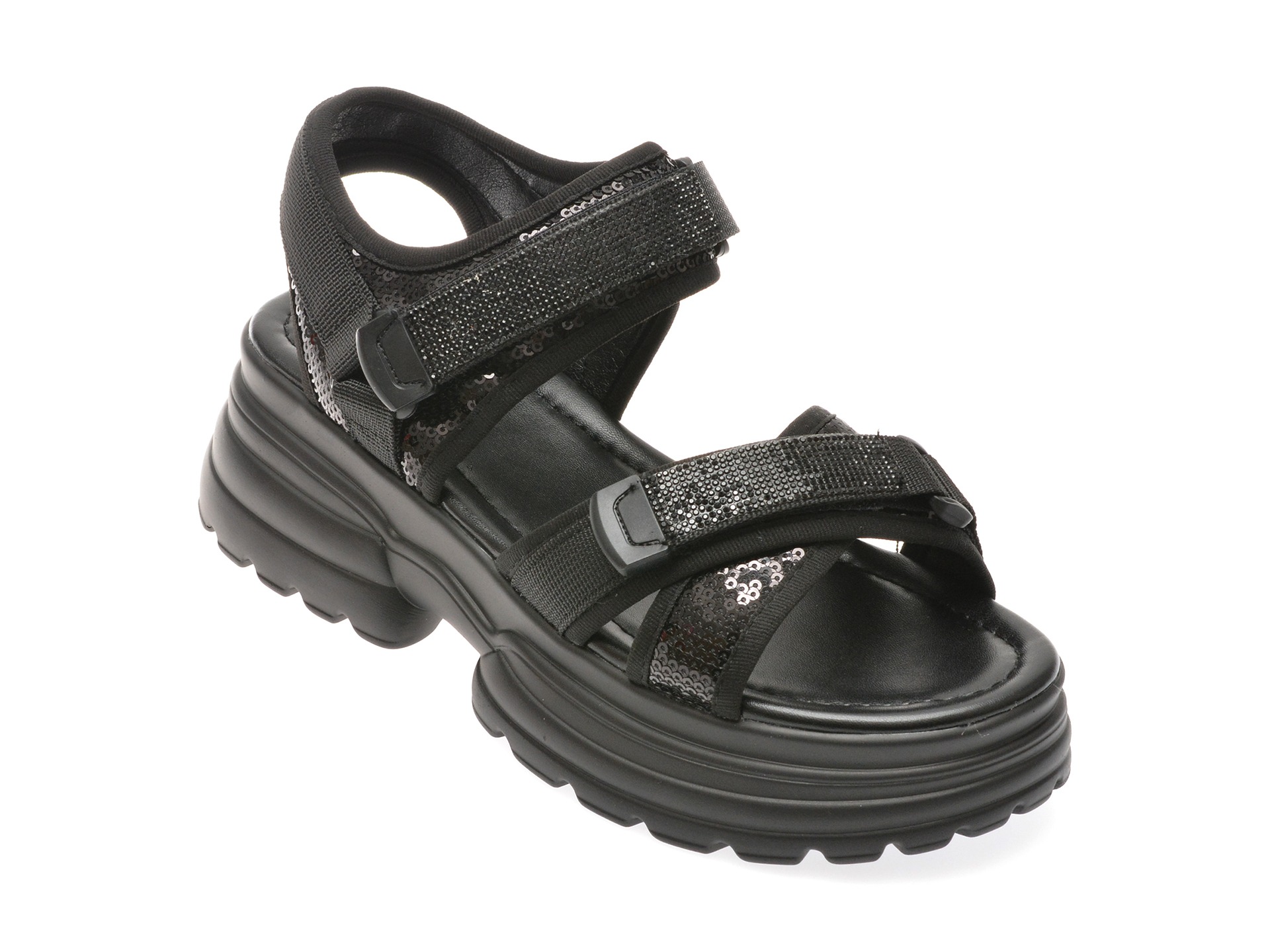 Sandale GRYXX negre, 11, din material textil 1 Sandale GRYXX negre