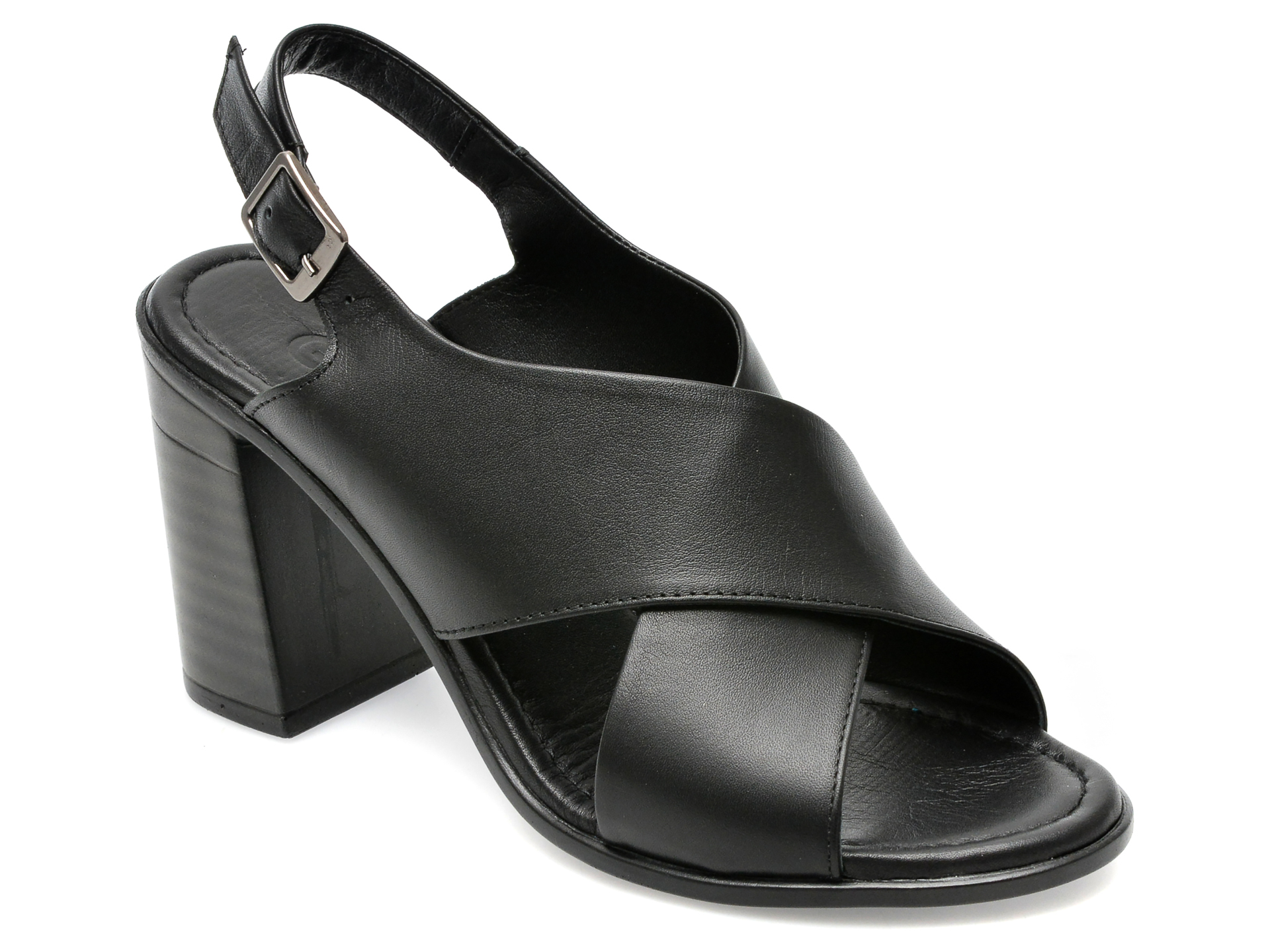 Sandale GRYXX negre, 110111, din piele naturala 1 Sandale GRYXX negre