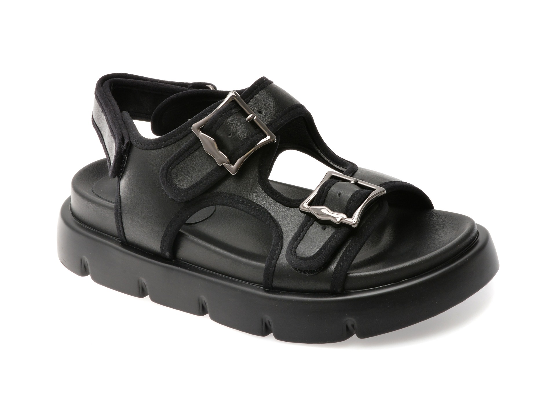 Sandale GRYXX negre, 1157D12, din piele naturala 1 Sandale GRYXX negre