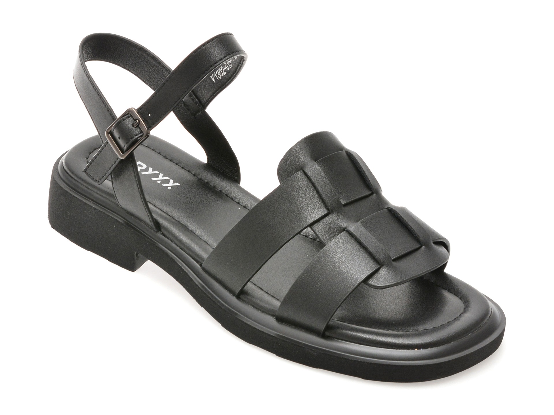 Sandale GRYXX negre, 1302G15, din piele naturala 1 Sandale GRYXX negre