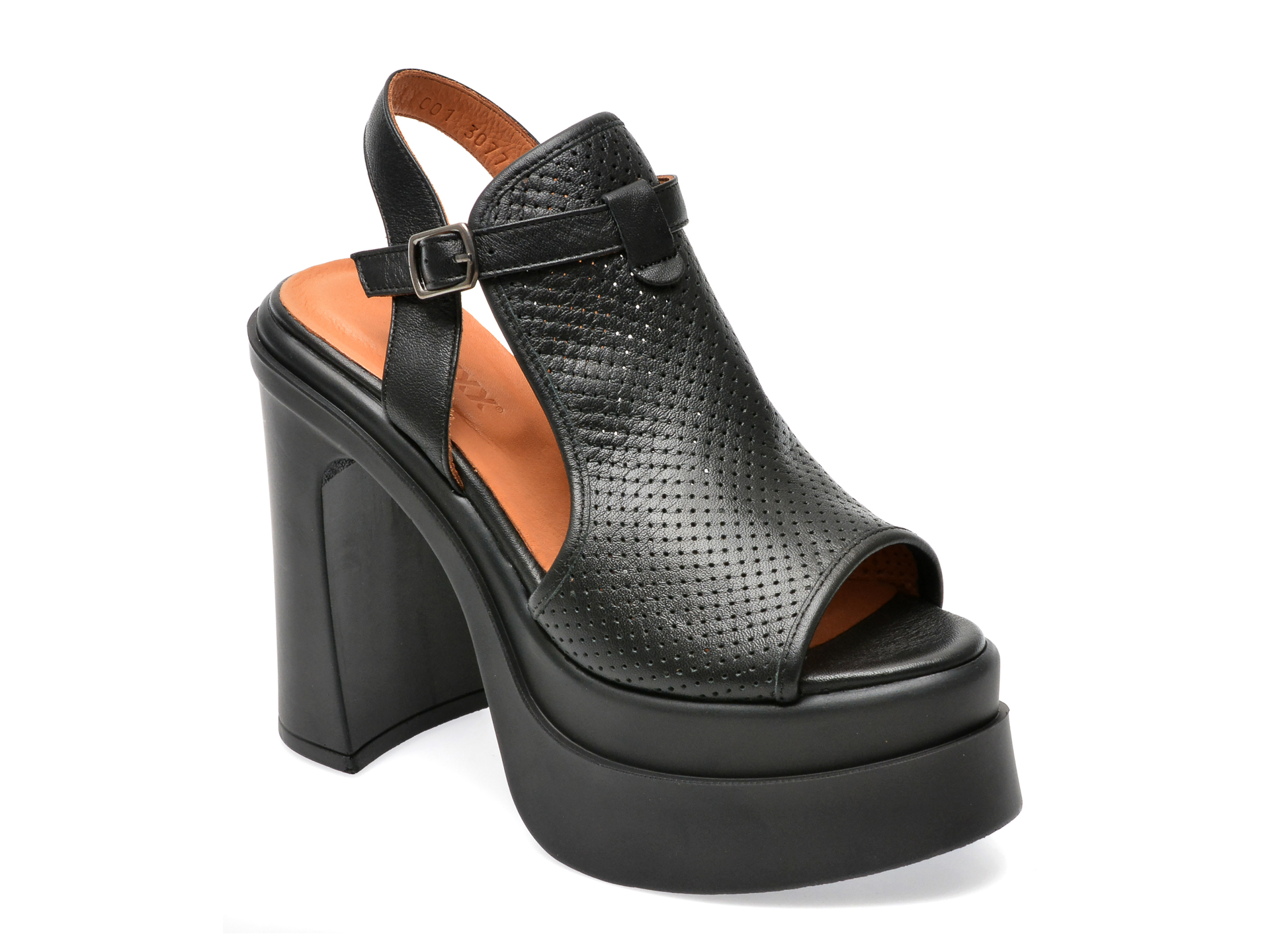 Sandale GRYXX negre, 13077, din piele naturala 1 Sandale GRYXX negre