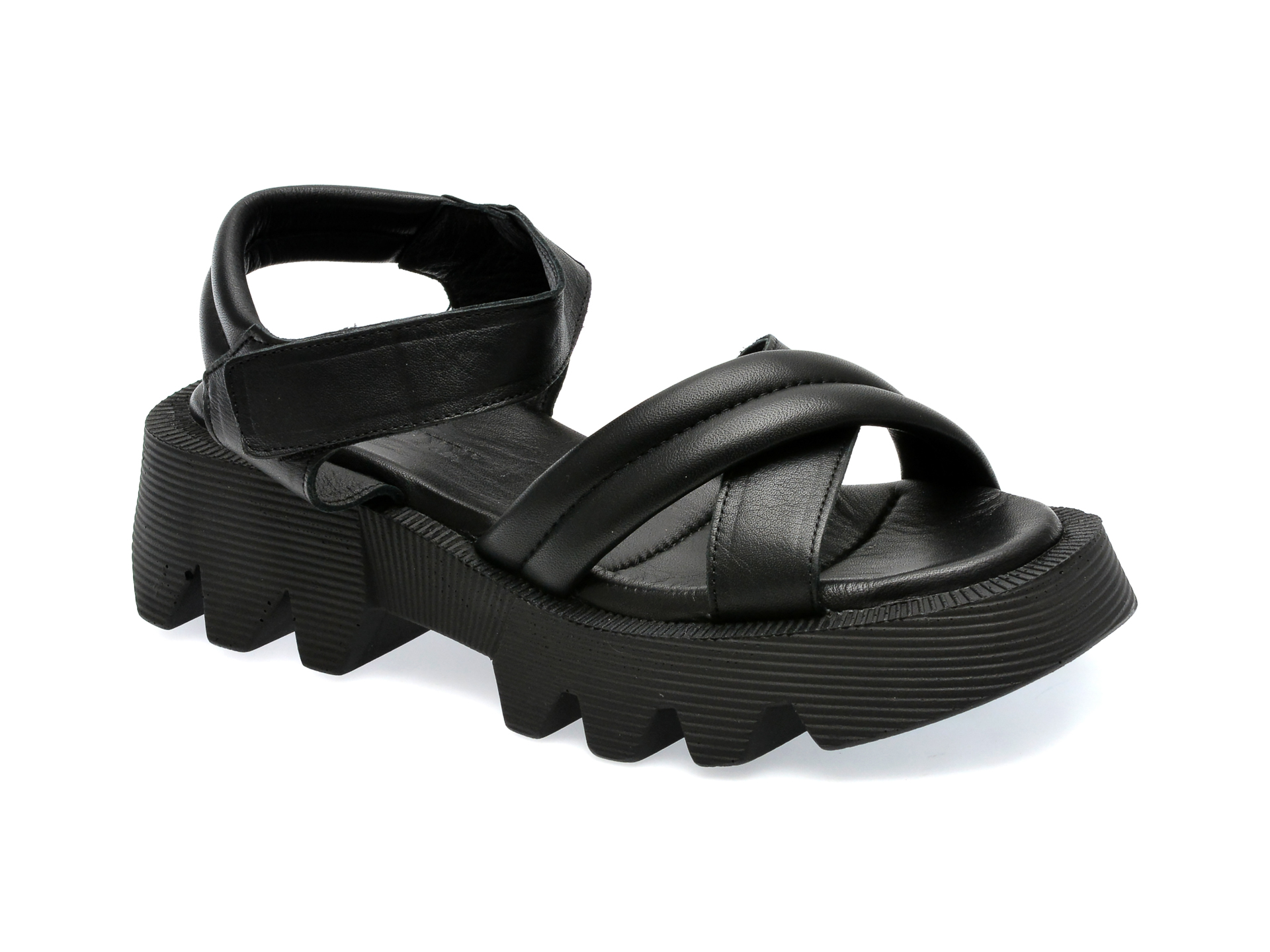 Sandale GRYXX negre, 13103, din piele naturala 1 Sandale GRYXX negre