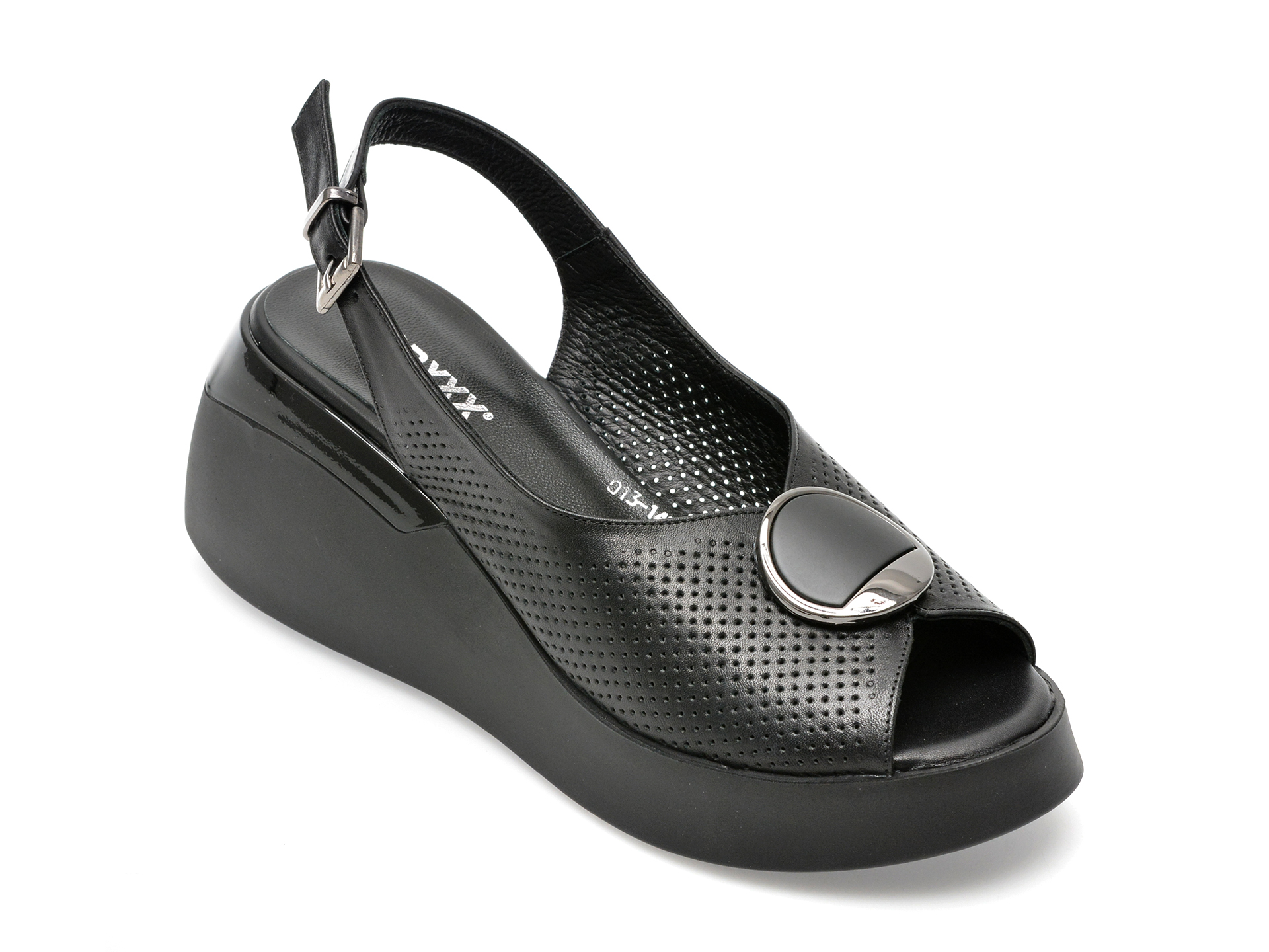 Sandale GRYXX negre, 1314579, din piele naturala 1 Sandale GRYXX negre