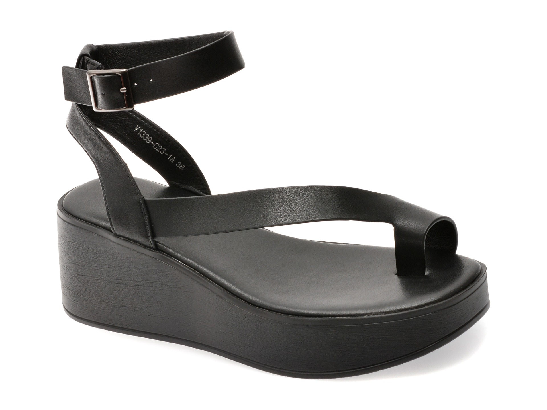 Sandale GRYXX negre, 1339C23, din piele naturala 1 Sandale GRYXX negre