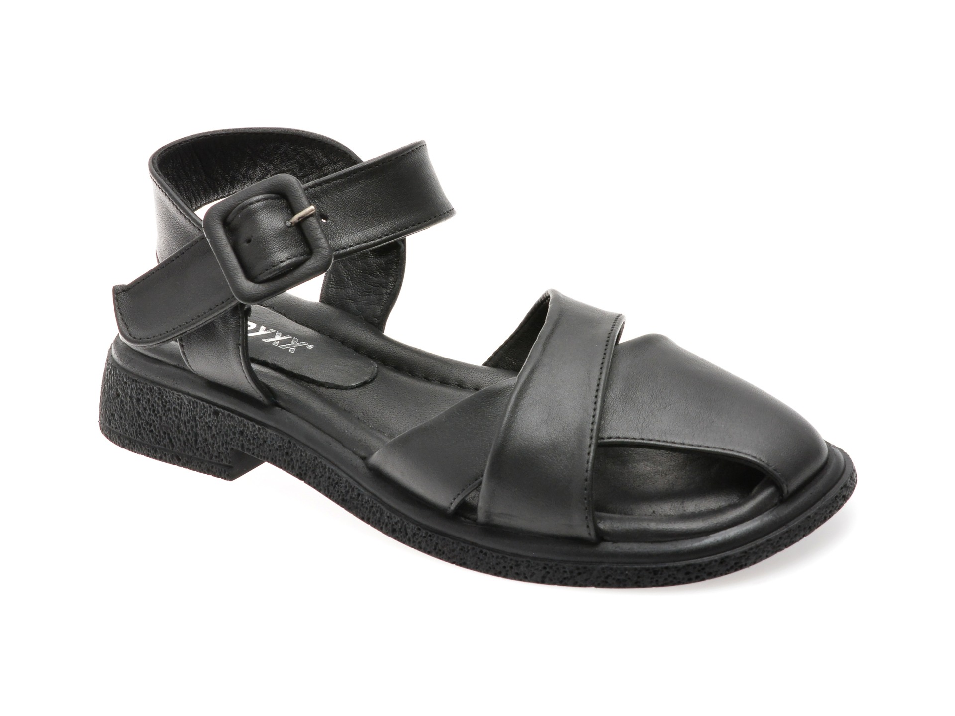 Sandale GRYXX negre, 134503, din piele naturala 1 Sandale GRYXX negre