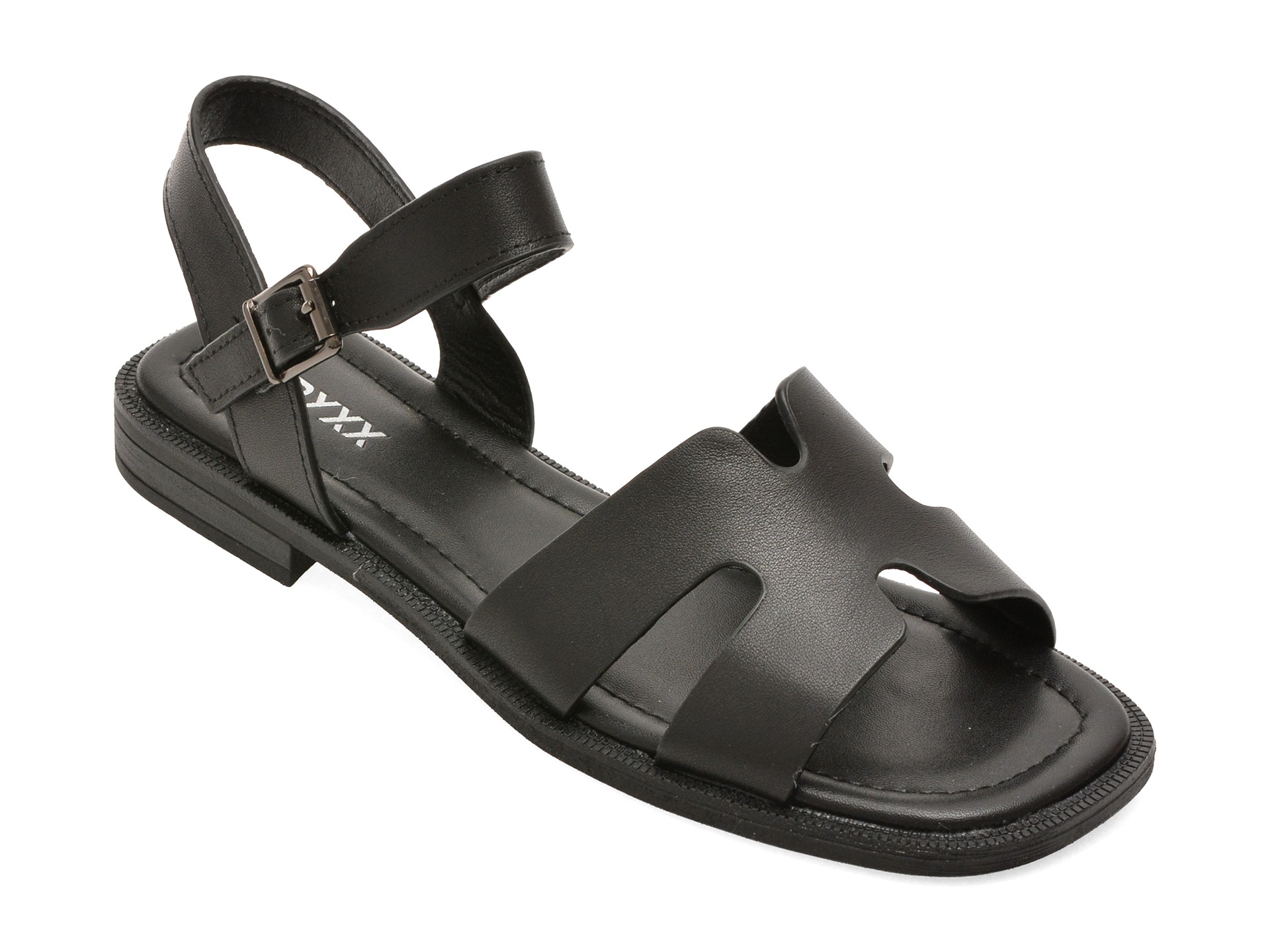 Sandale GRYXX negre, 1352C25, din piele naturala 1 Sandale GRYXX negre