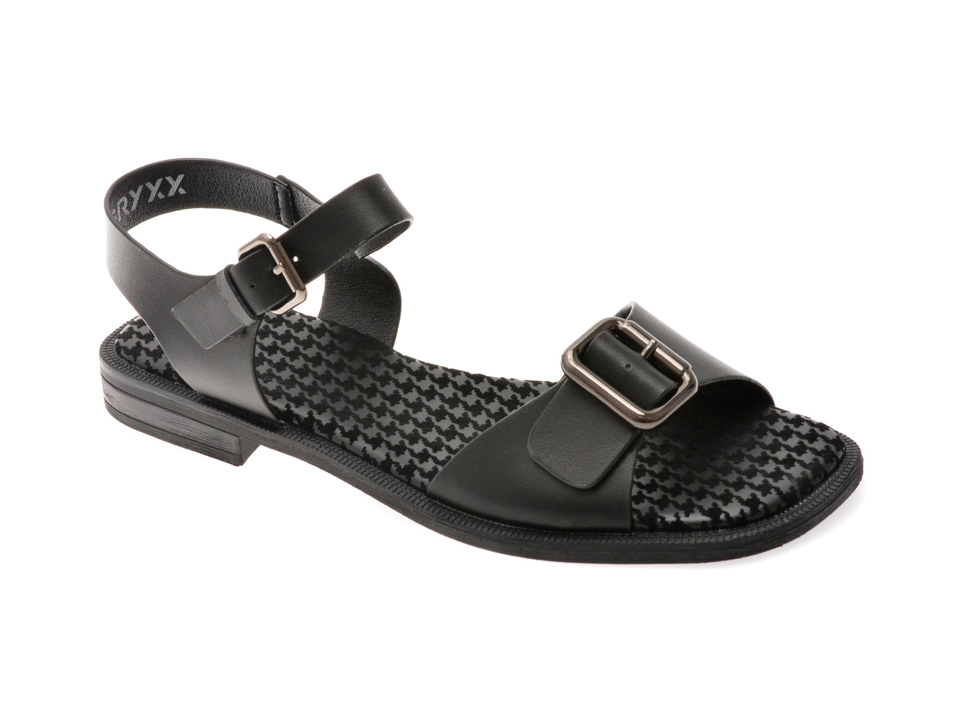 Sandale GRYXX negre, 1352H19, din piele naturala 1 Sandale GRYXX negre