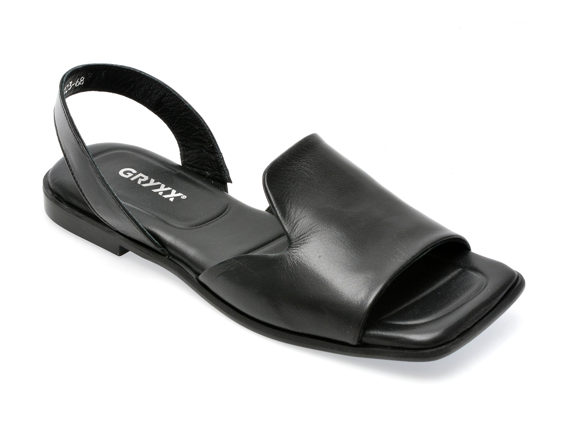 Sandale GRYXX negre, 139123, din piele naturala 1 Sandale GRYXX negre