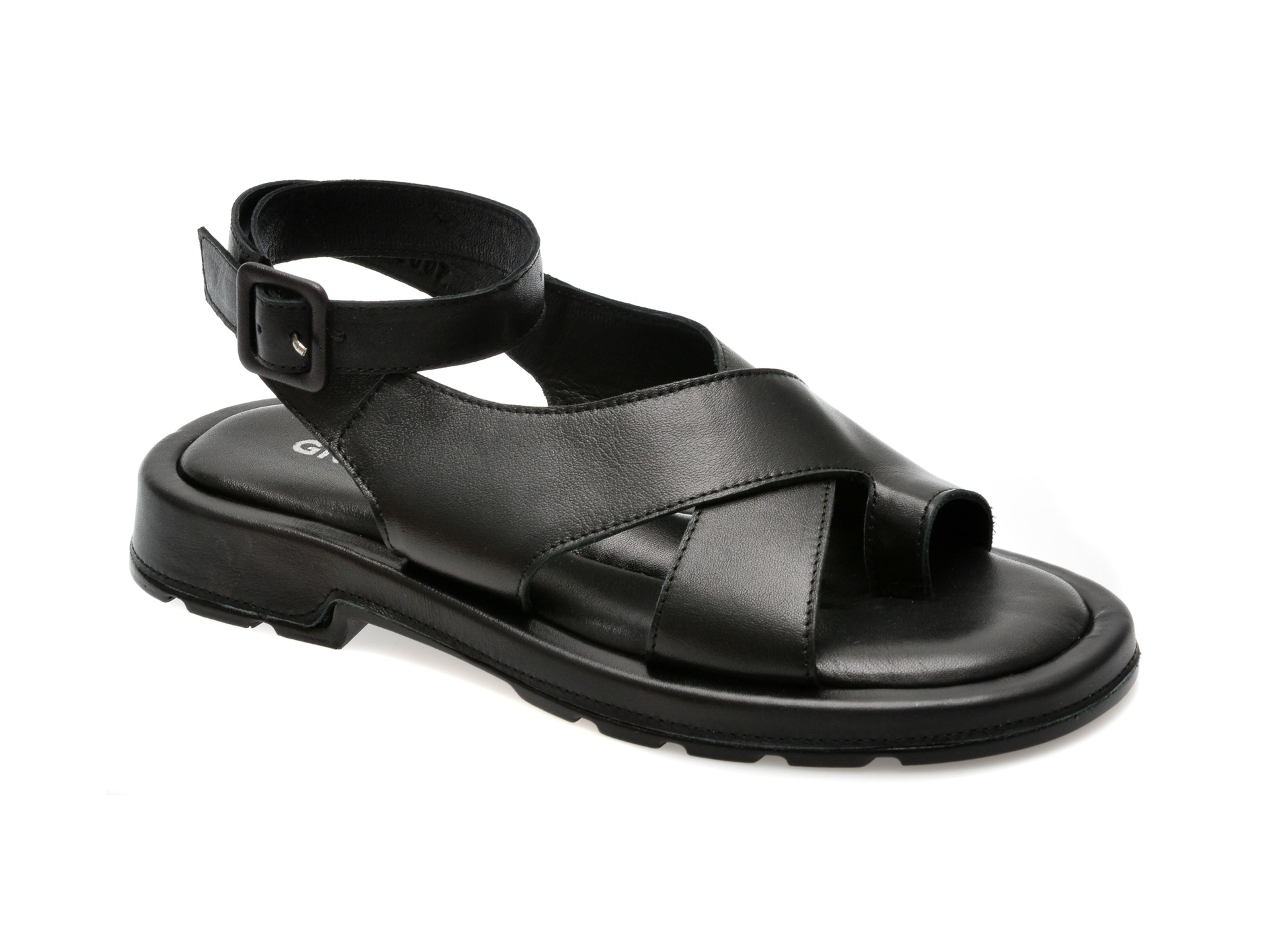 Sandale GRYXX negre, 149E500, din piele naturala 1 Sandale GRYXX negre