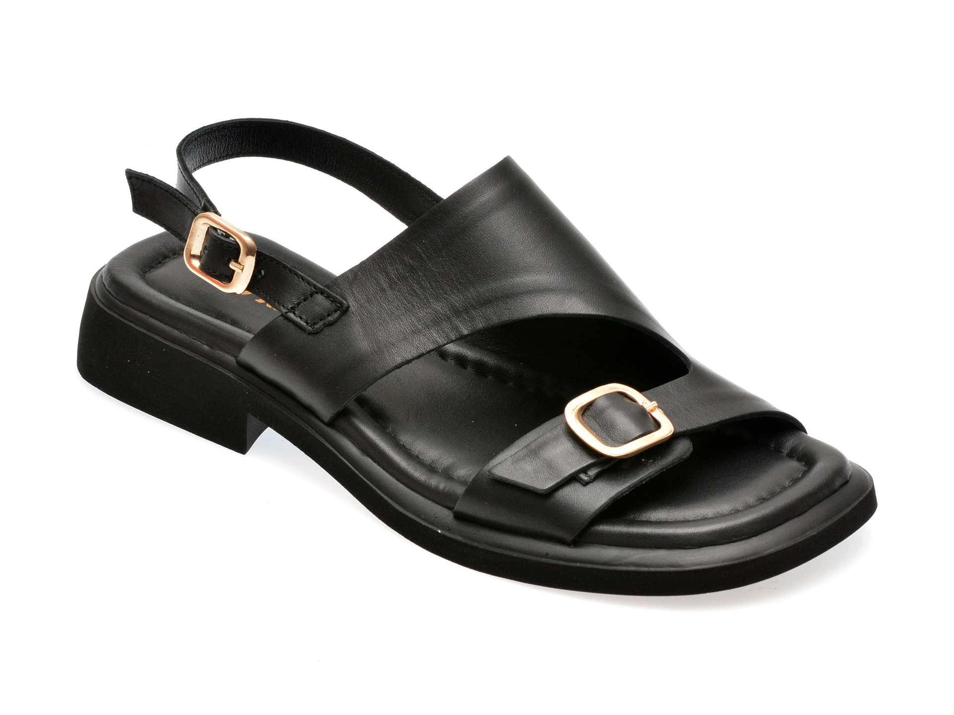Sandale GRYXX negre, 1581019, din piele naturala 1 Sandale GRYXX negre