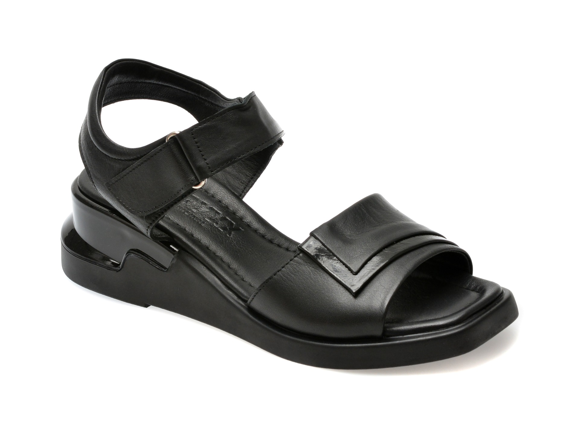 Sandale GRYXX negre, 161406, din piele naturala 1 Sandale GRYXX negre