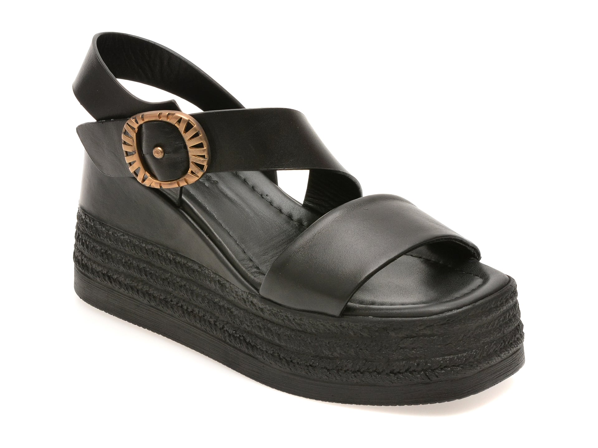 Sandale GRYXX negre, 1766347, din piele naturala 1 Sandale GRYXX negre