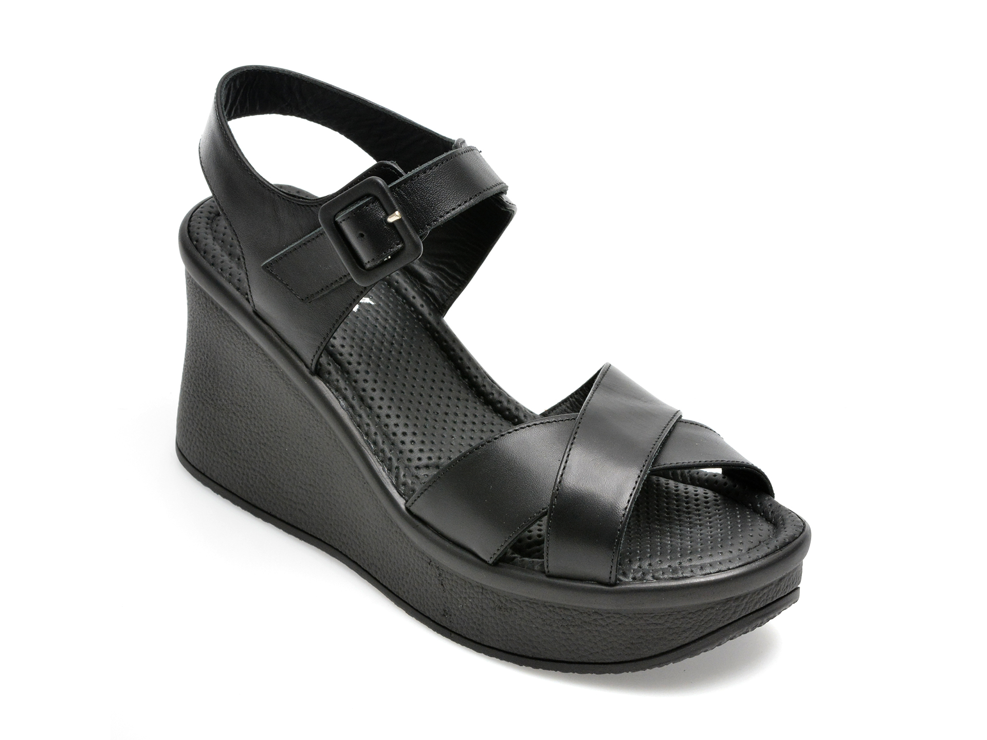 Sandale GRYXX negre, 187339, din piele naturala 1 Sandale GRYXX negre
