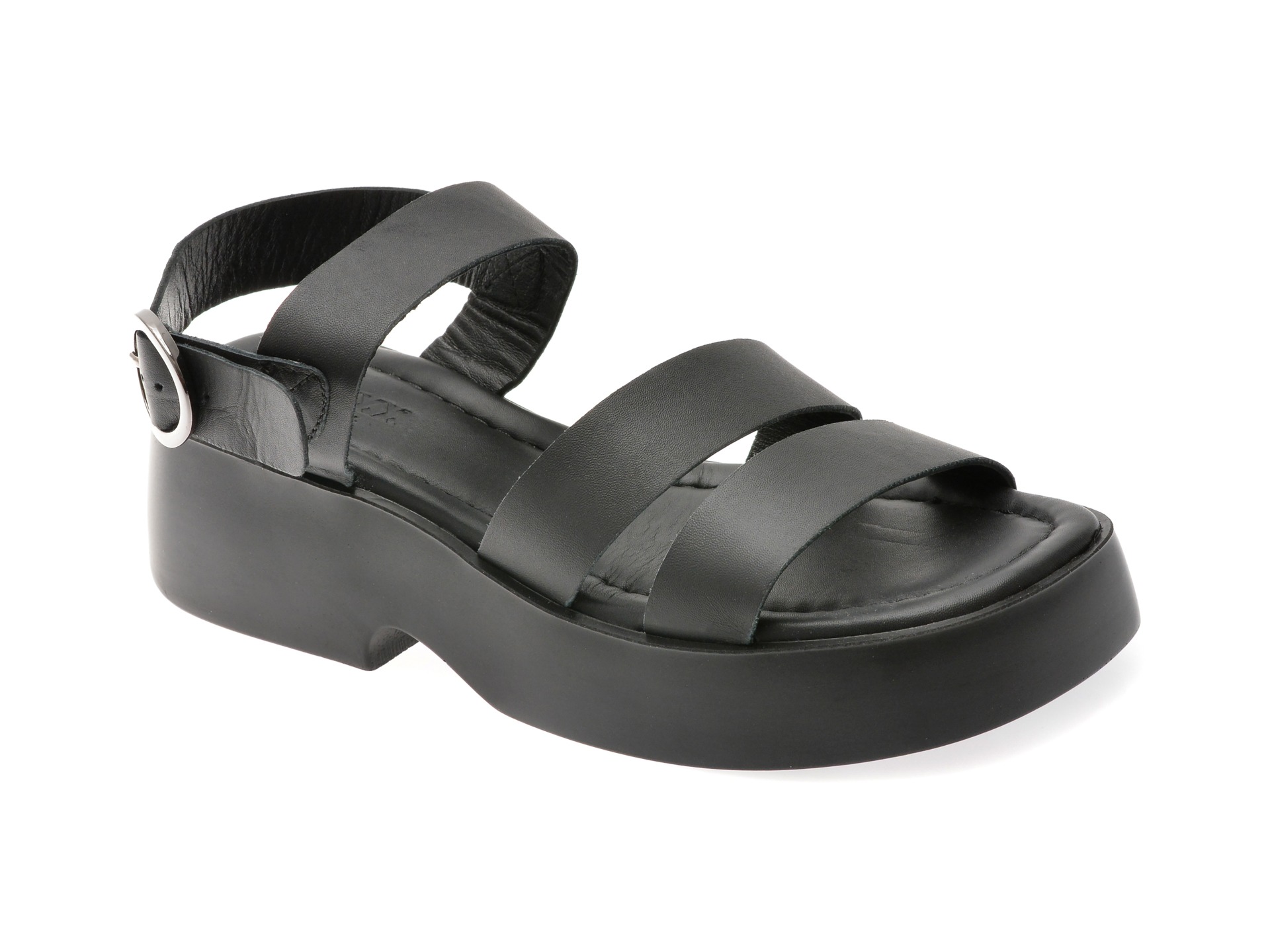 Sandale GRYXX negre, 1913906, din piele naturala 1 Sandale GRYXX negre
