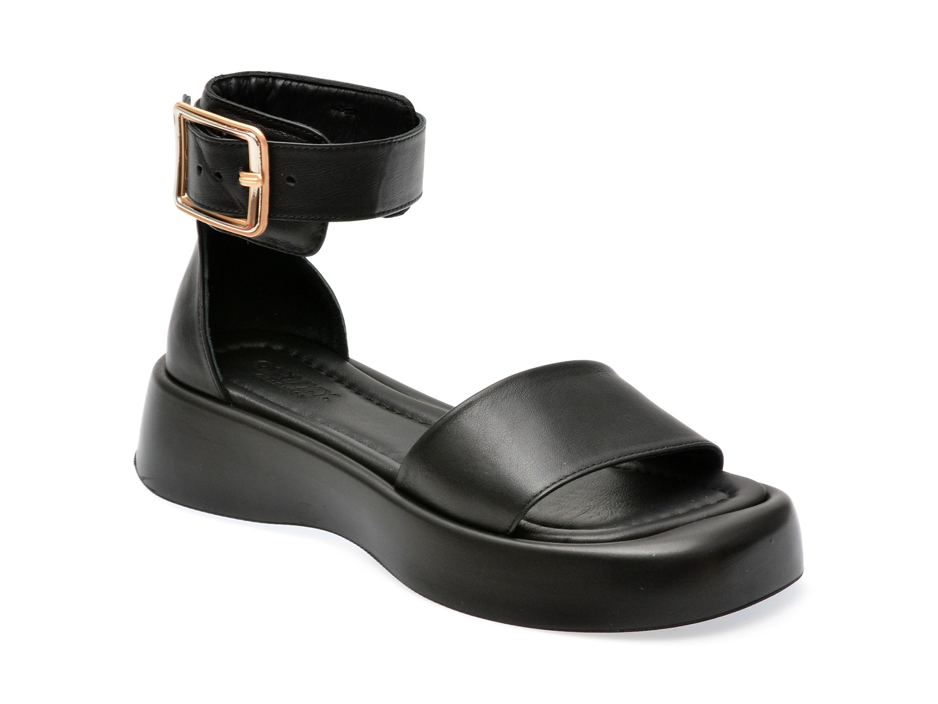 Sandale GRYXX negre, 191749, din piele naturala 1 Sandale GRYXX negre