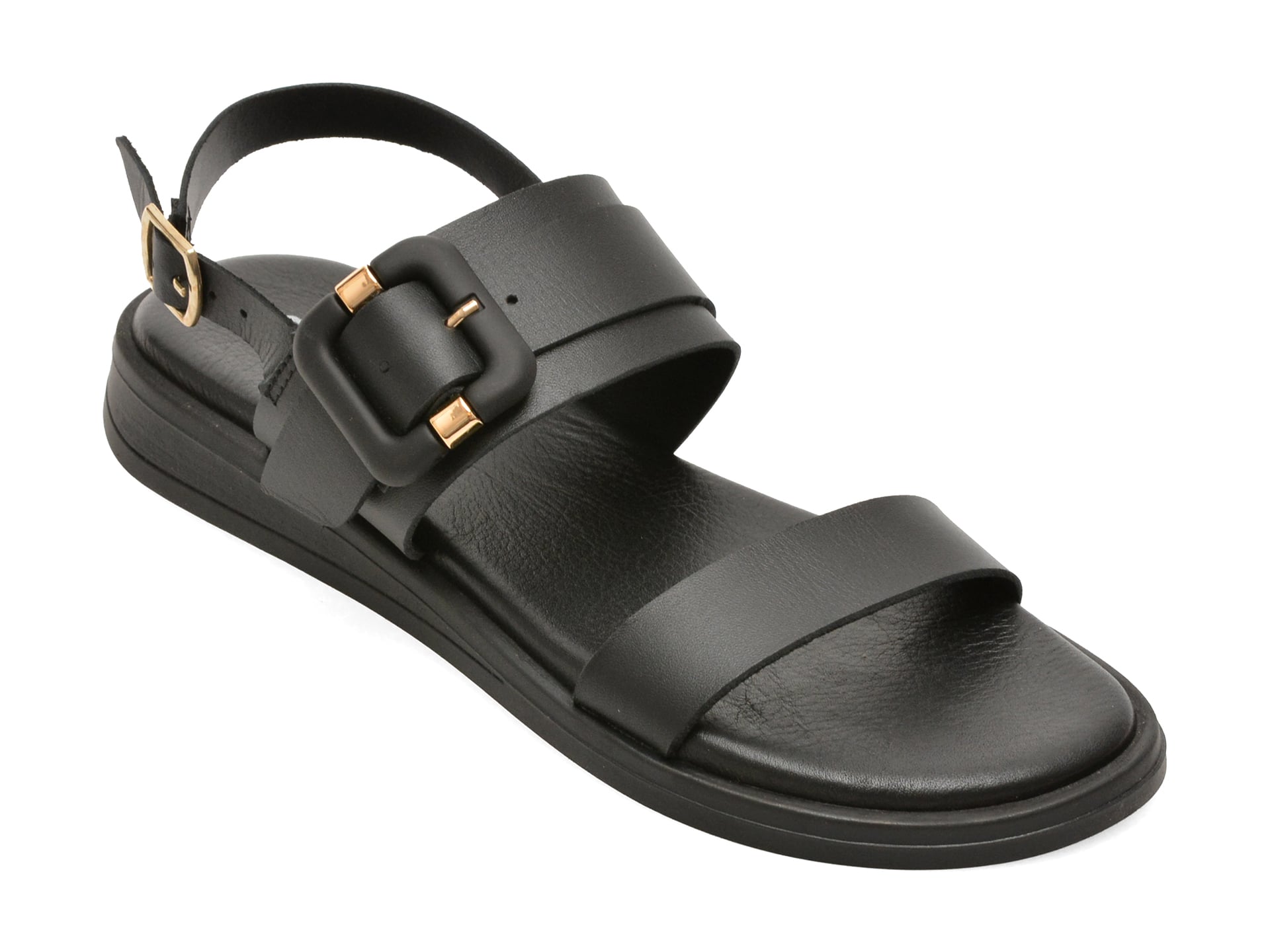 Sandale GRYXX negre, 202653, din piele naturala 1 Sandale GRYXX negre