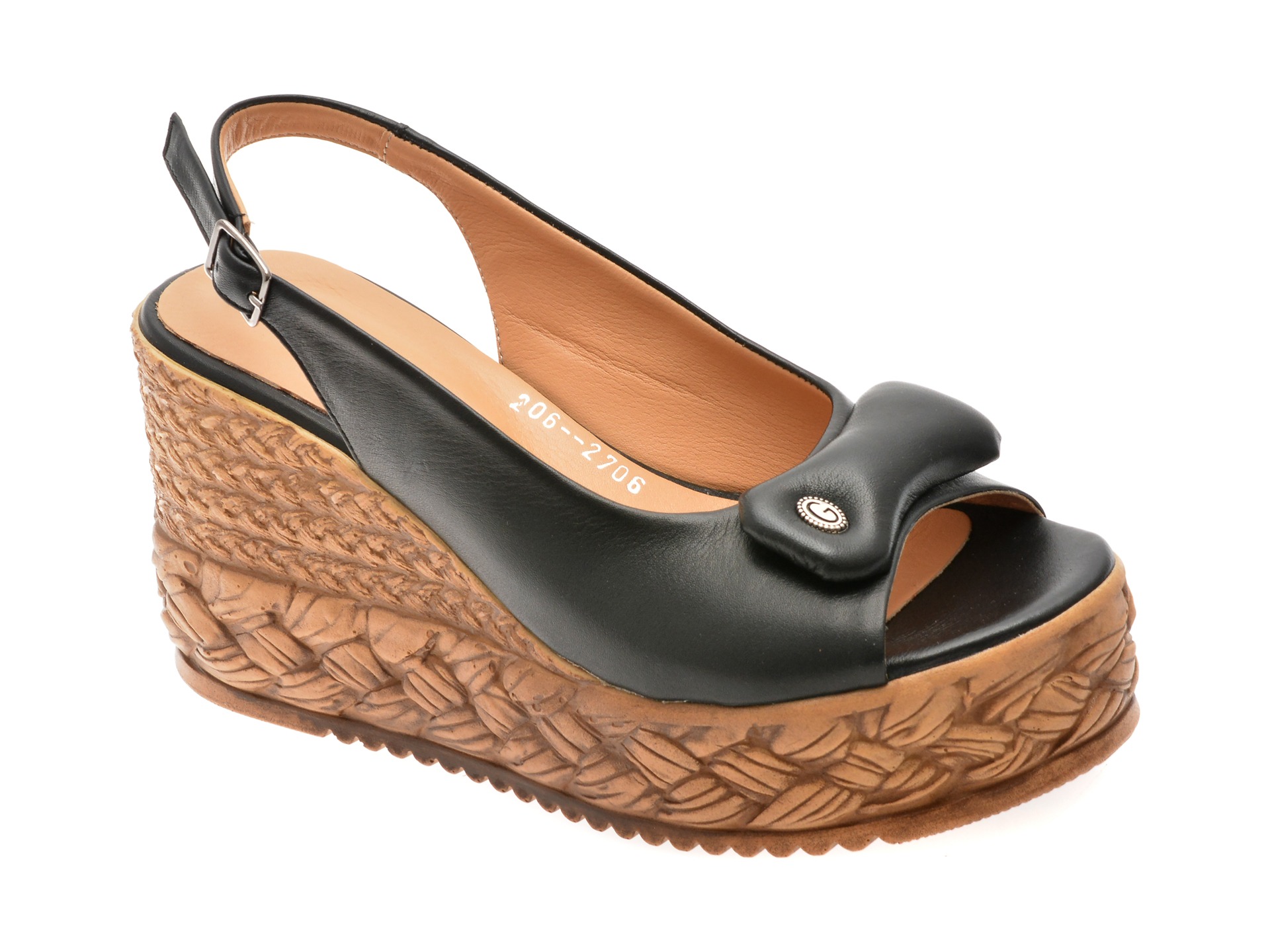 Sandale GRYXX negre, 2062706, din piele naturala 1 Sandale GRYXX negre