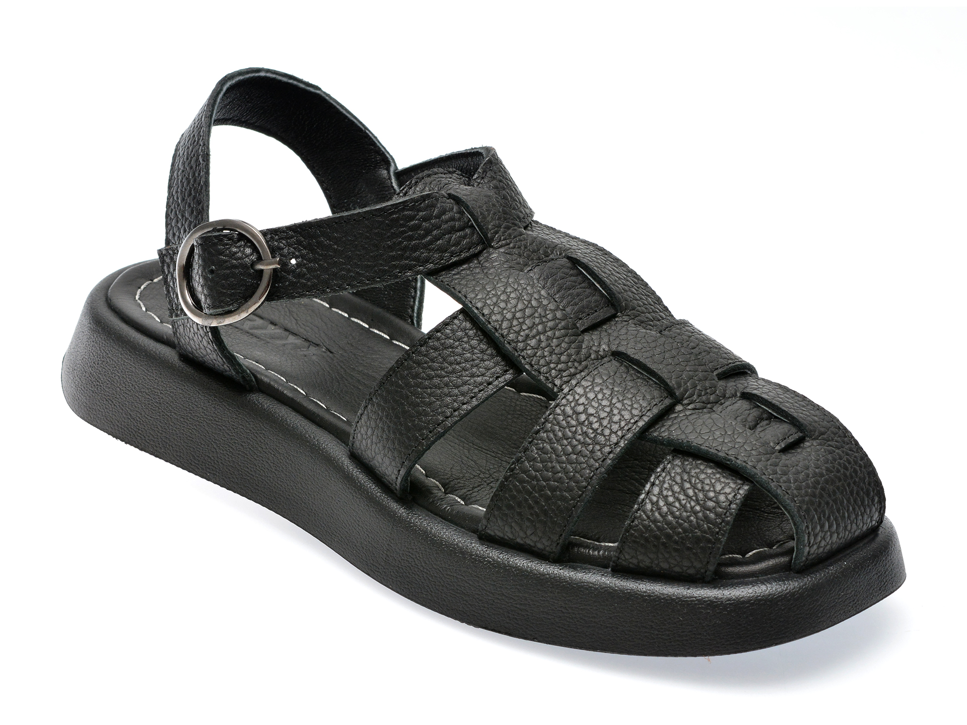 Sandale GRYXX negre, 2080, din piele naturala 1 Sandale GRYXX negre