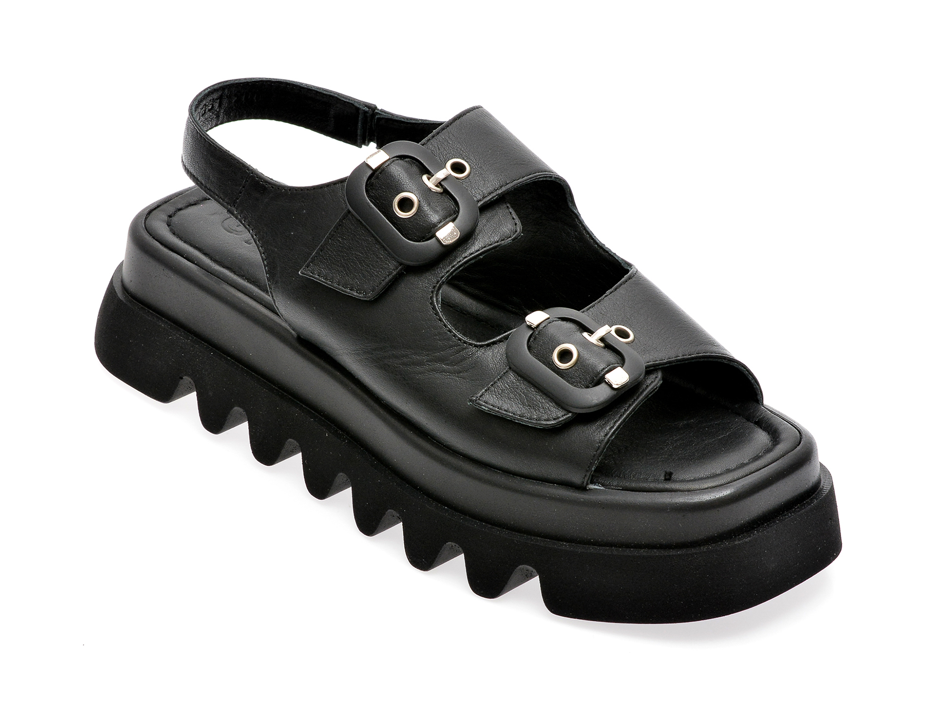 Sandale GRYXX negre, 21831, din piele naturala 1 Sandale GRYXX negre