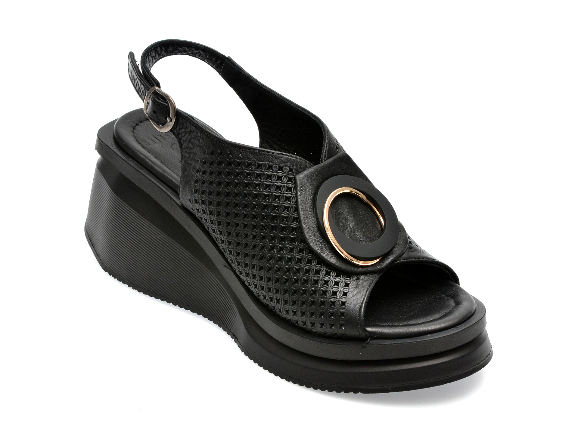 Sandale GRYXX negre, 2186018, din piele naturala 1 Sandale GRYXX negre