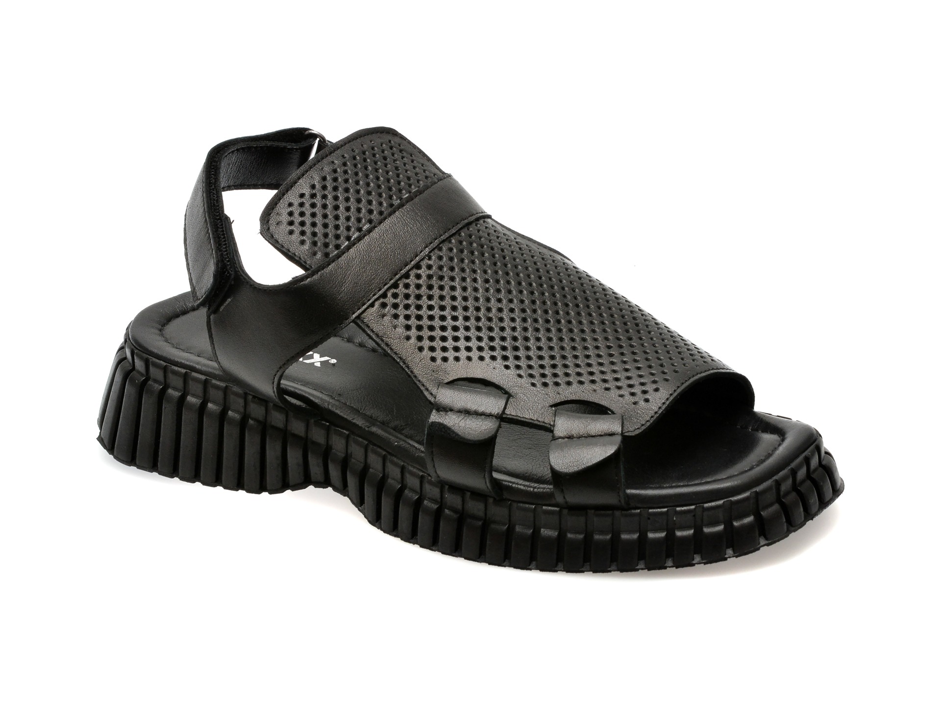 Sandale GRYXX negre, 220565, din piele naturala 1 Sandale GRYXX negre