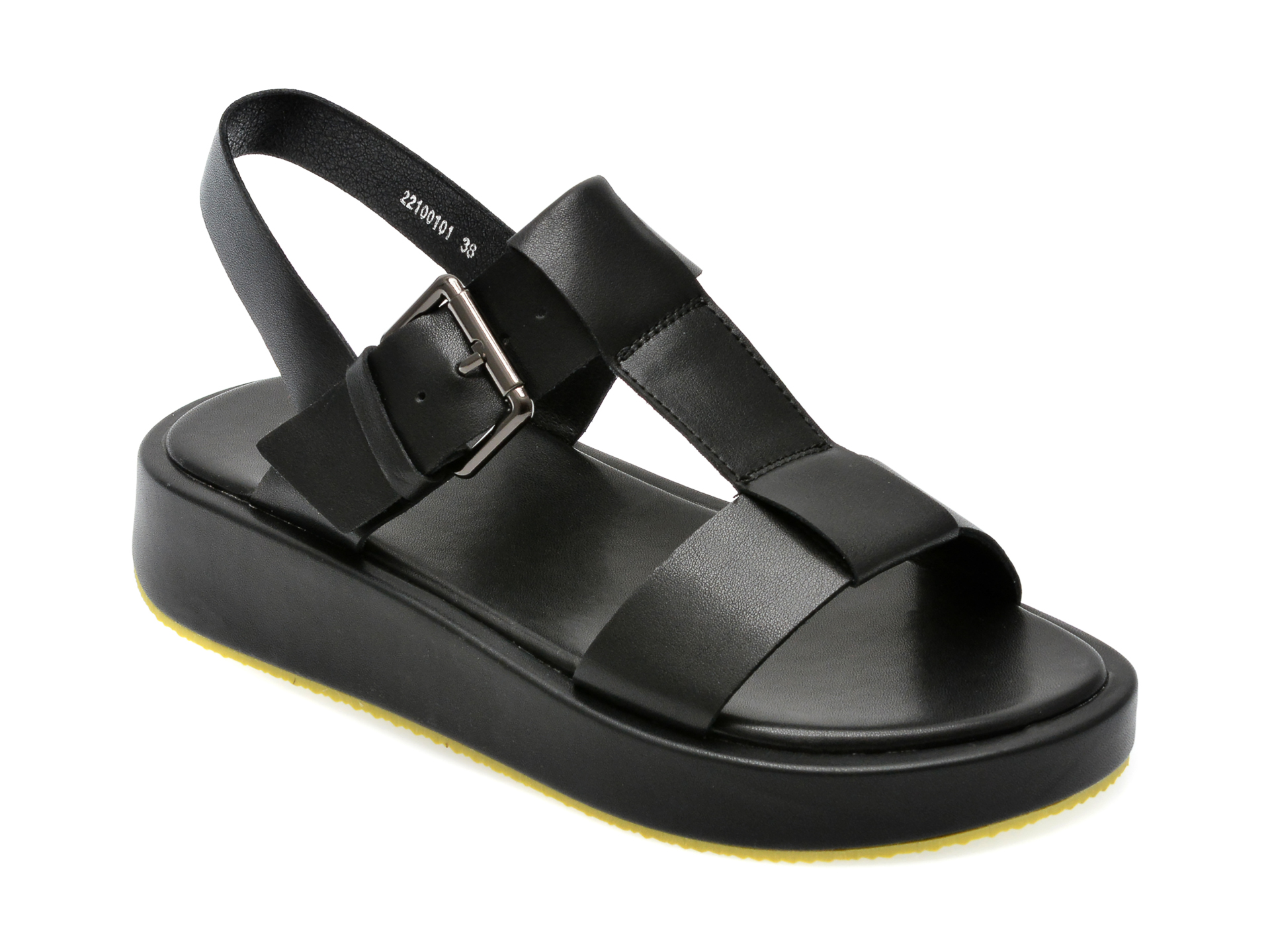 Sandale GRYXX negre, 221001, din piele naturala 1 Sandale GRYXX negre