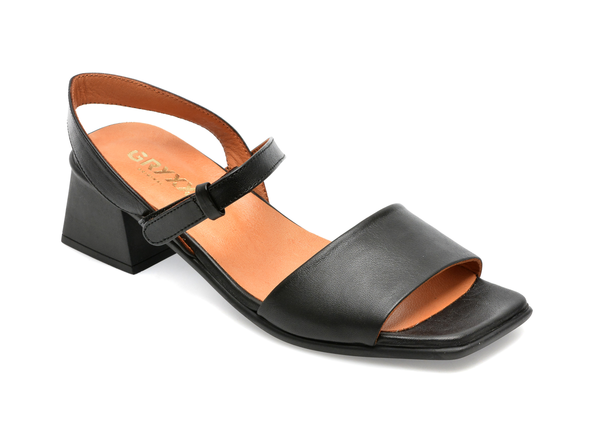 Sandale GRYXX negre, 2230, din piele naturala 1 Sandale GRYXX negre