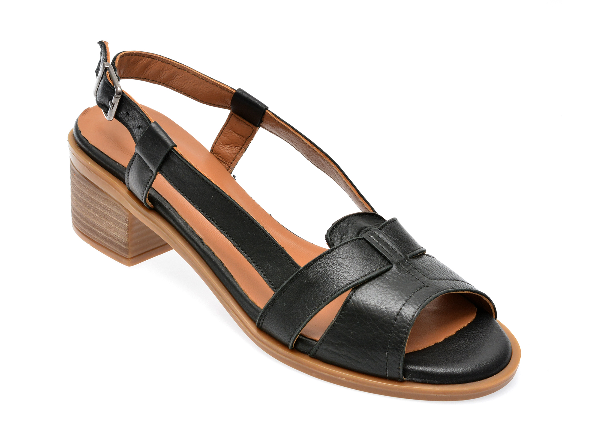 Sandale GRYXX negre, 22604, din piele naturala 1 Sandale GRYXX negre