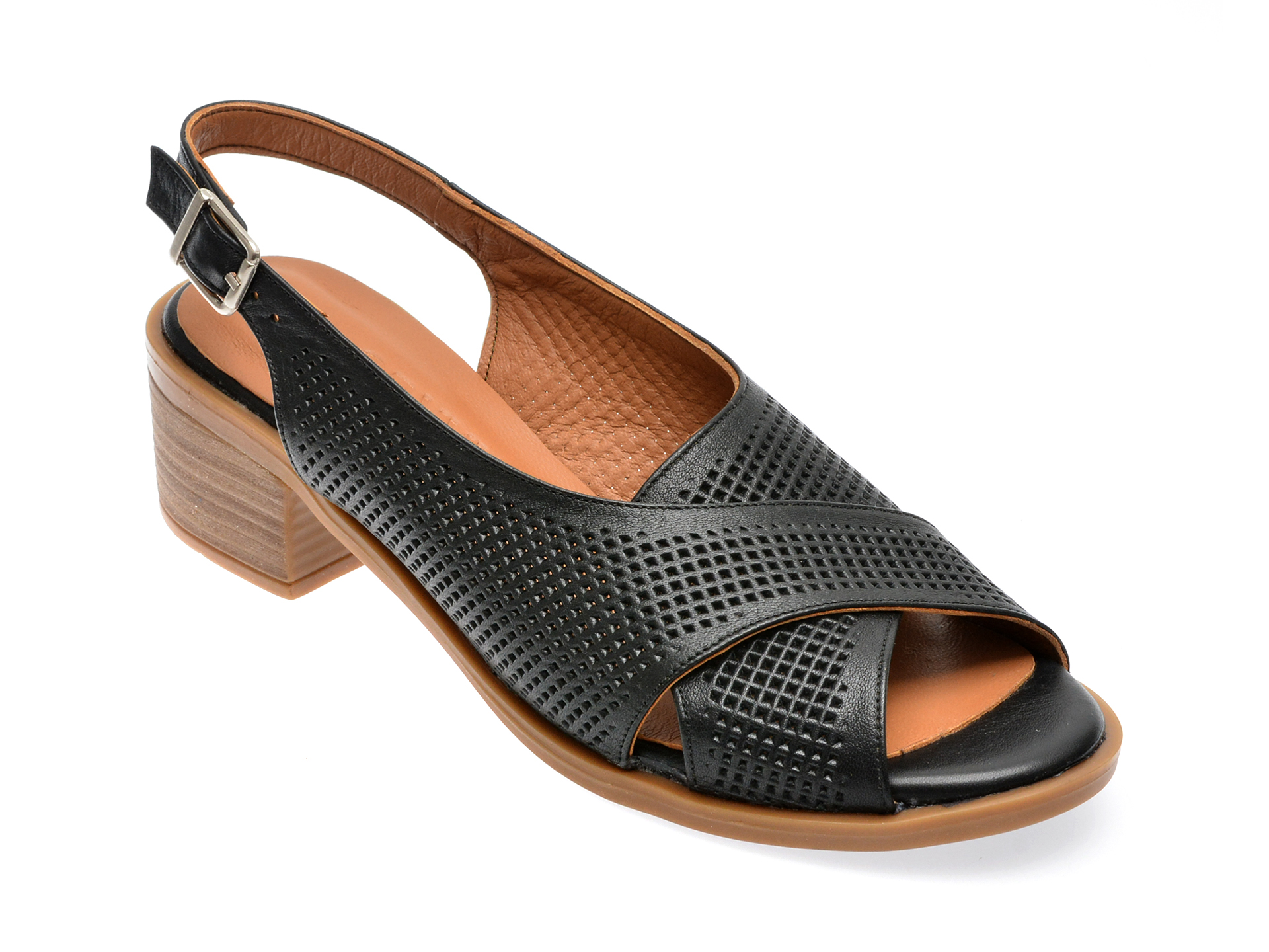 Sandale GRYXX negre, 22608, din piele naturala 1 Sandale GRYXX negre