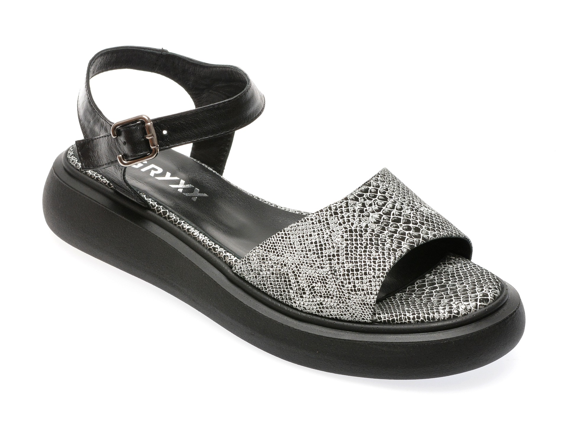 Sandale GRYXX negre, 2281654, din piele naturala 1 Sandale GRYXX negre