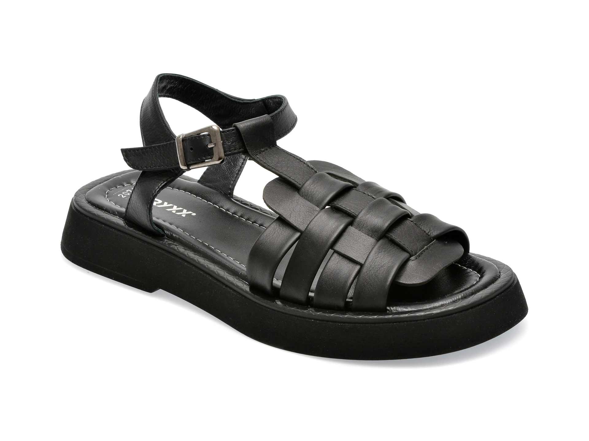Sandale GRYXX negre, 2582074, din piele naturala 1 Sandale GRYXX negre