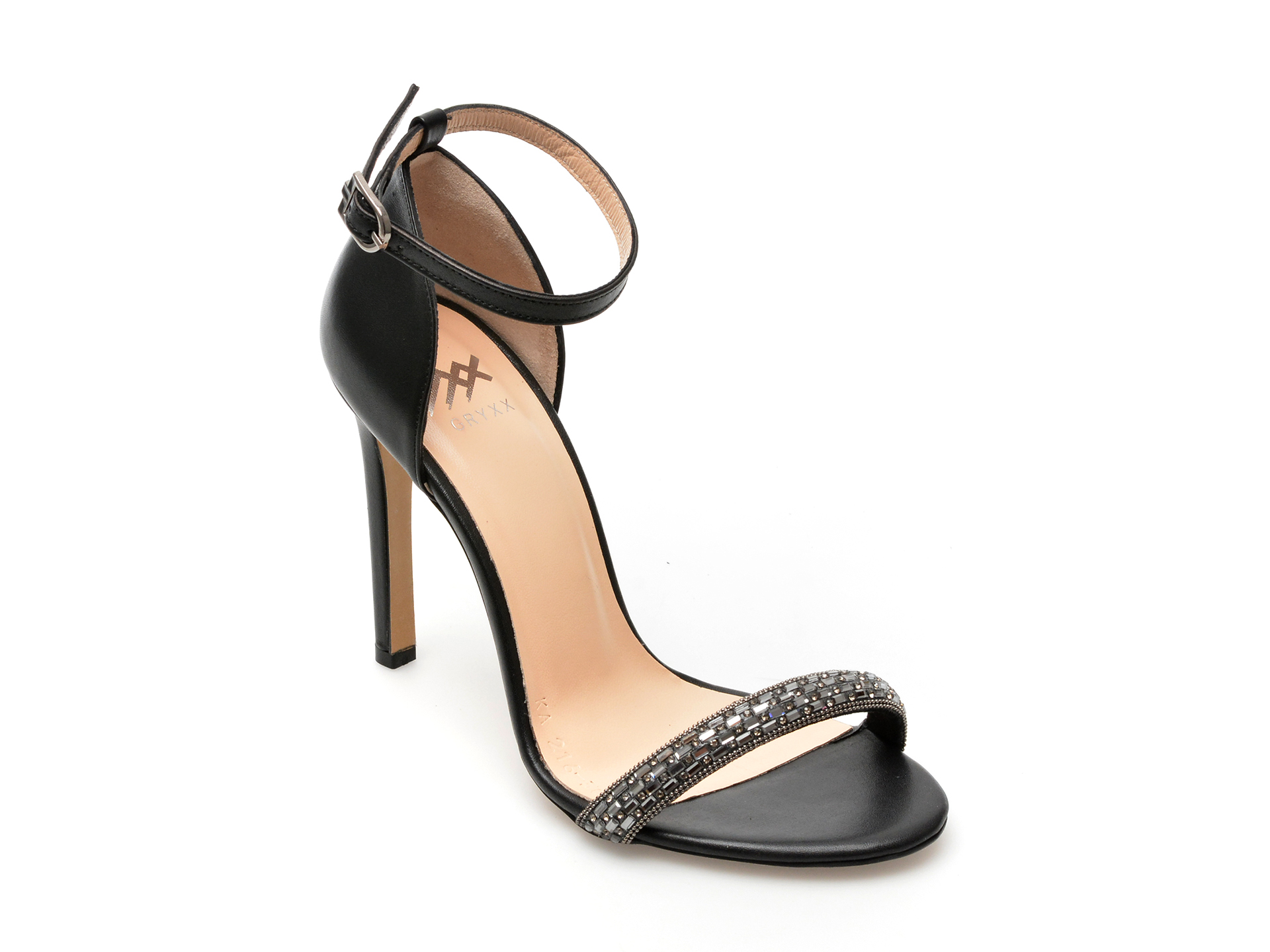 Sandale GRYXX negre, 278300, din piele naturala 1 Sandale GRYXX negre