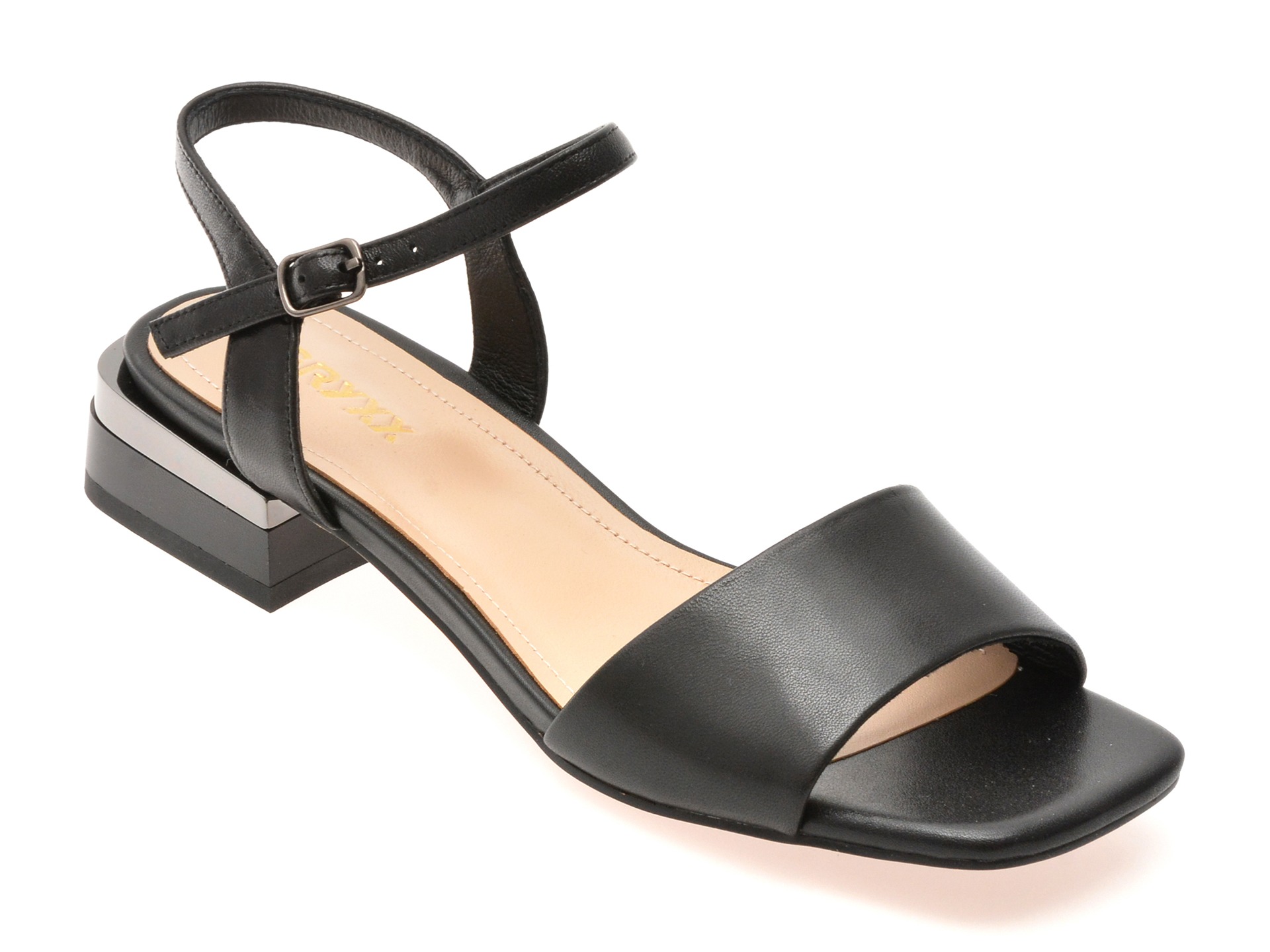 Sandale GRYXX negre, 32232, din piele naturala 1 Sandale GRYXX negre