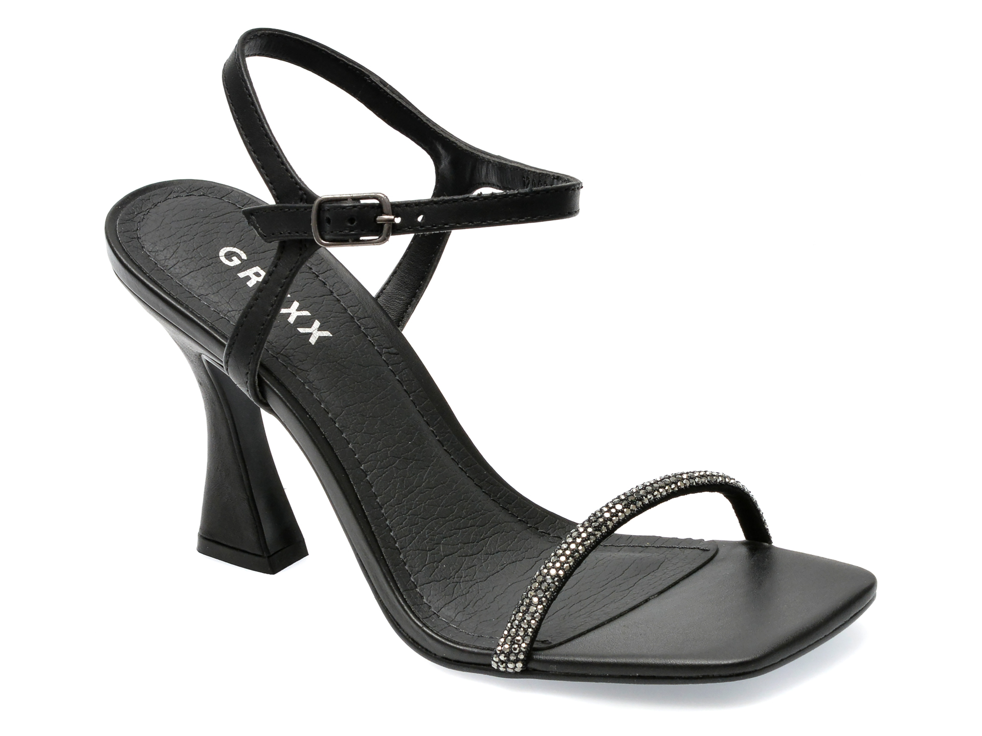 Sandale GRYXX negre, 342401, din piele naturala 1 Sandale GRYXX negre