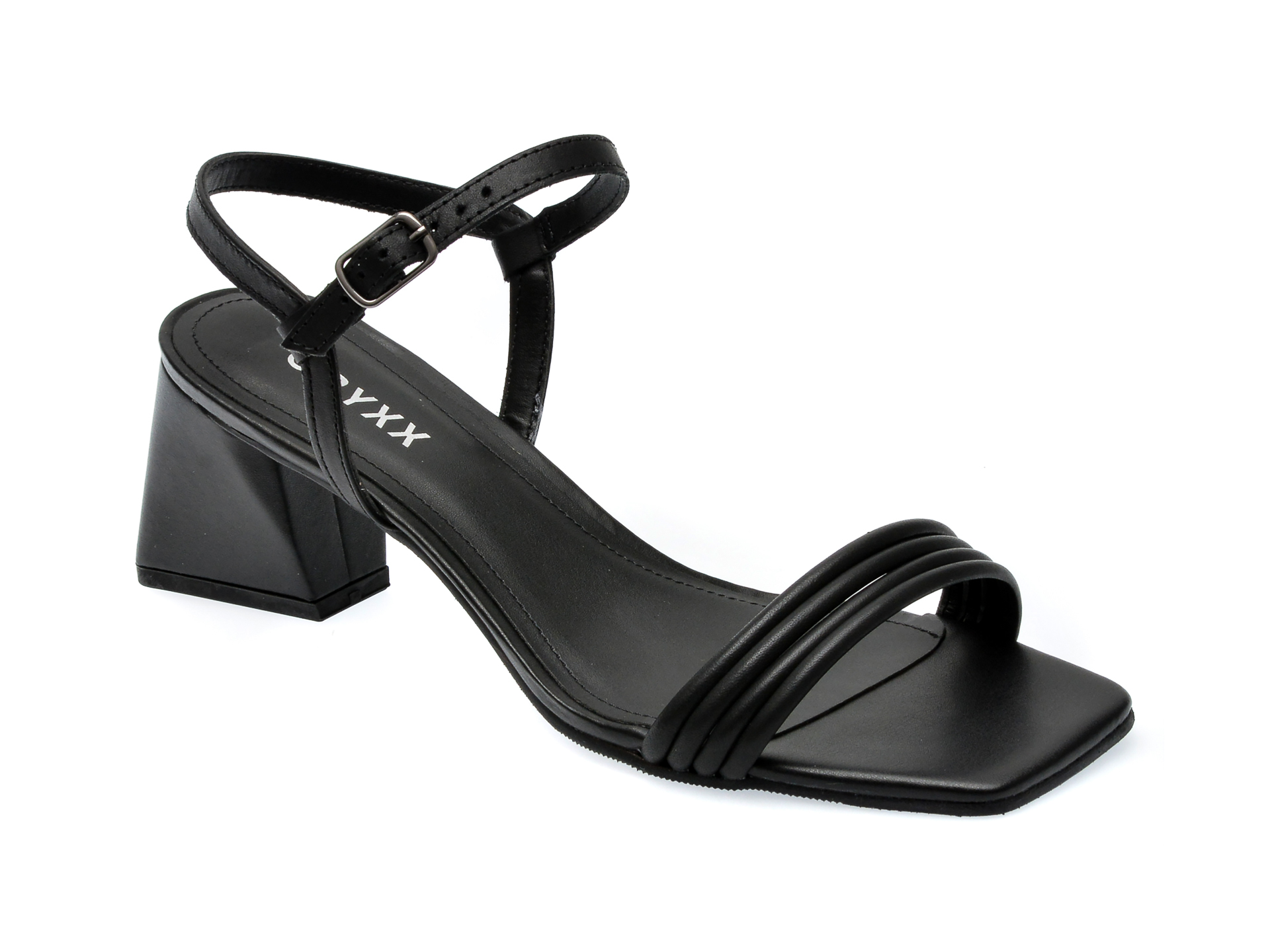 Sandale GRYXX negre, 343401, din piele naturala 1 Sandale GRYXX negre