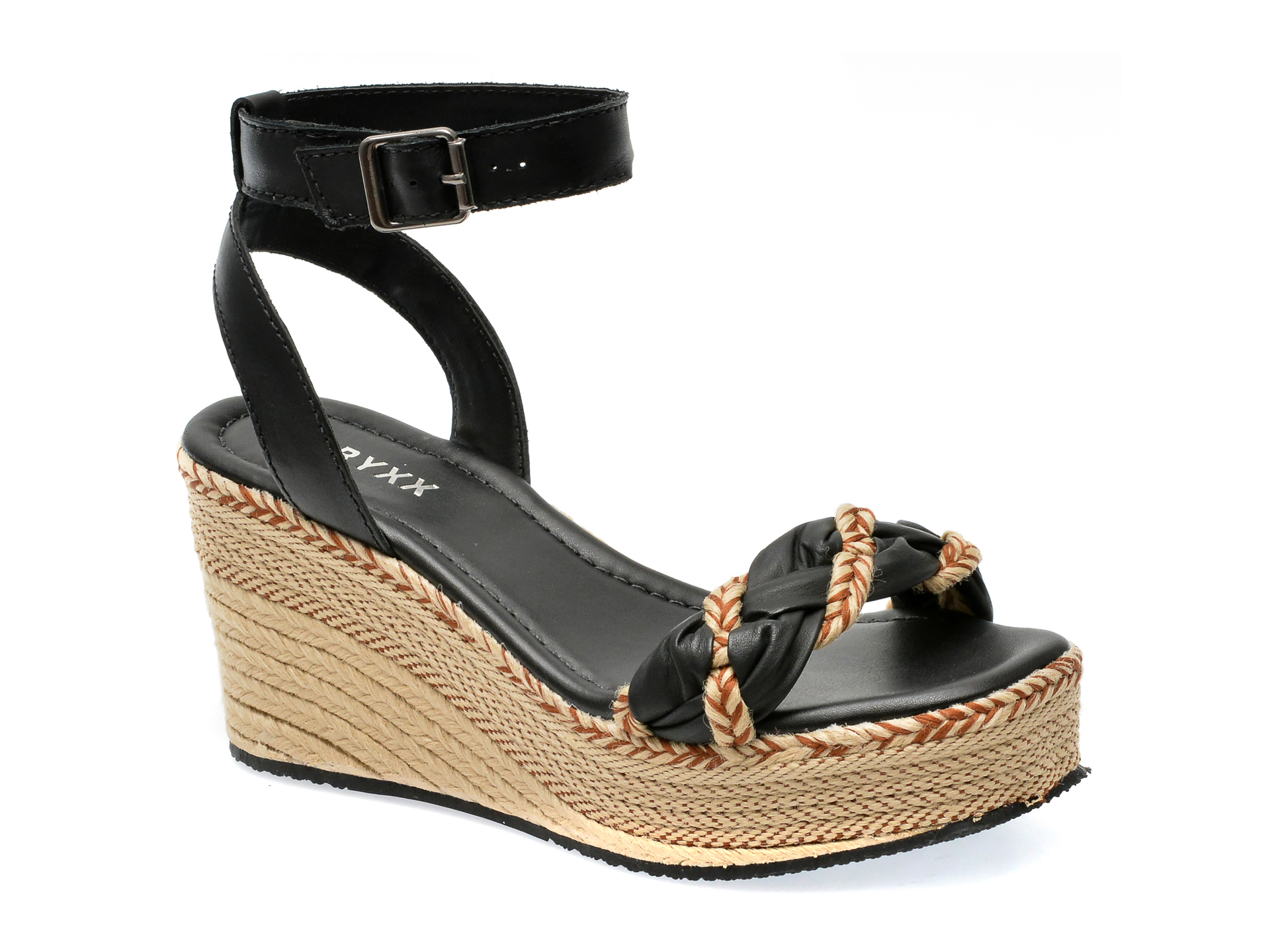Sandale GRYXX negre, 344421, din piele naturala 1 Sandale GRYXX negre