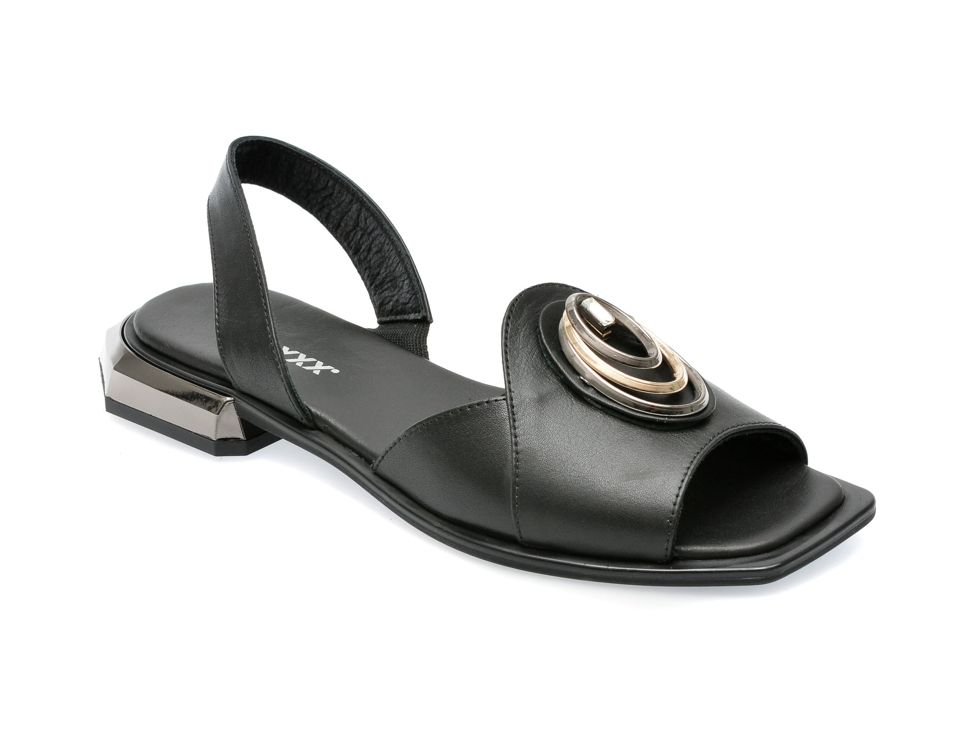 Sandale GRYXX negre, 375092, din piele naturala 1 Sandale GRYXX negre